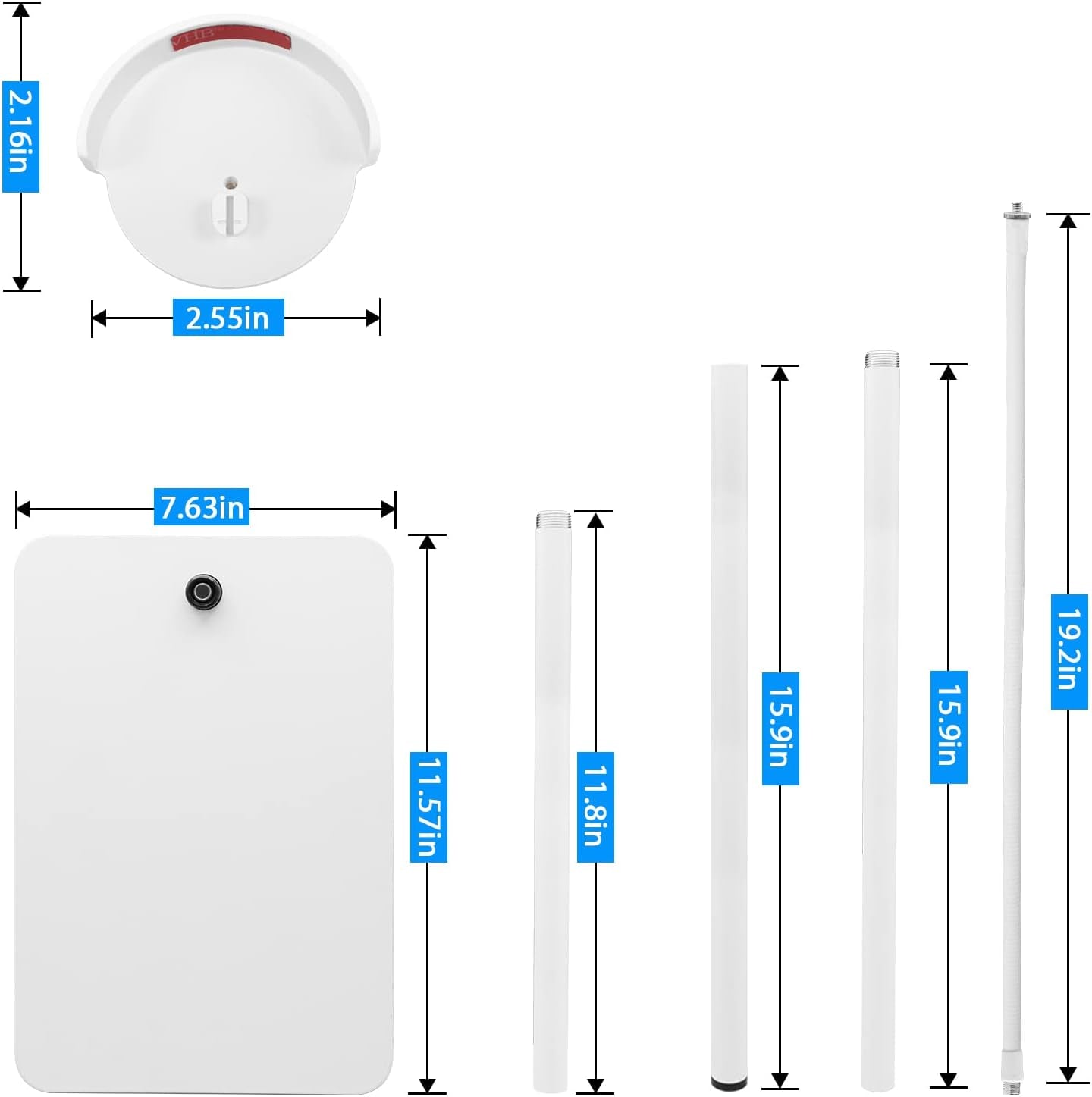 Adjustable Floor Stand - Hellobaby, Infant Optics DXR-8/8 Pro, Eufy, Vava/Hipp, Nooie, Owlet, Motorola Baby Monitors