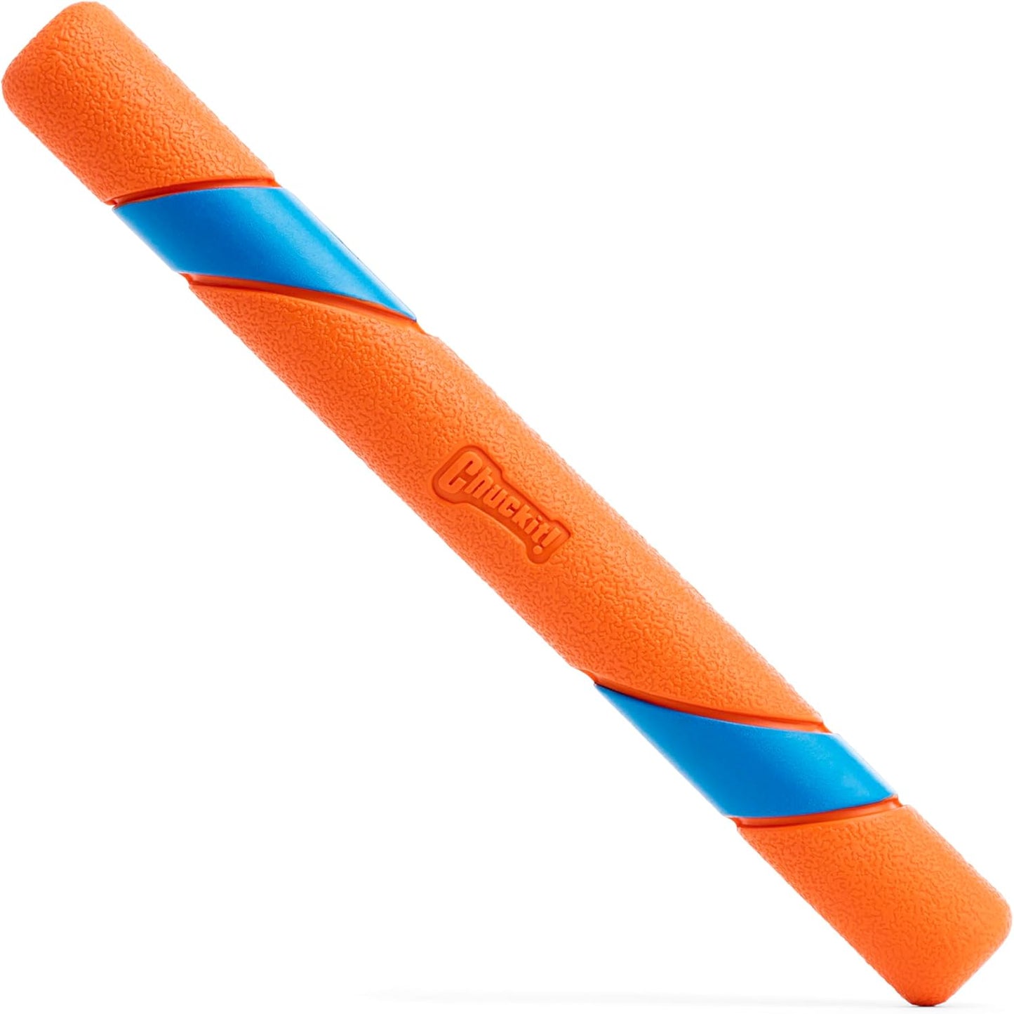 12-Inch Fetch Stick Outdoor Dog Slobber Free Pet Toy for All Breeds-Ring Chaser, Interactive, Indestructible Toy