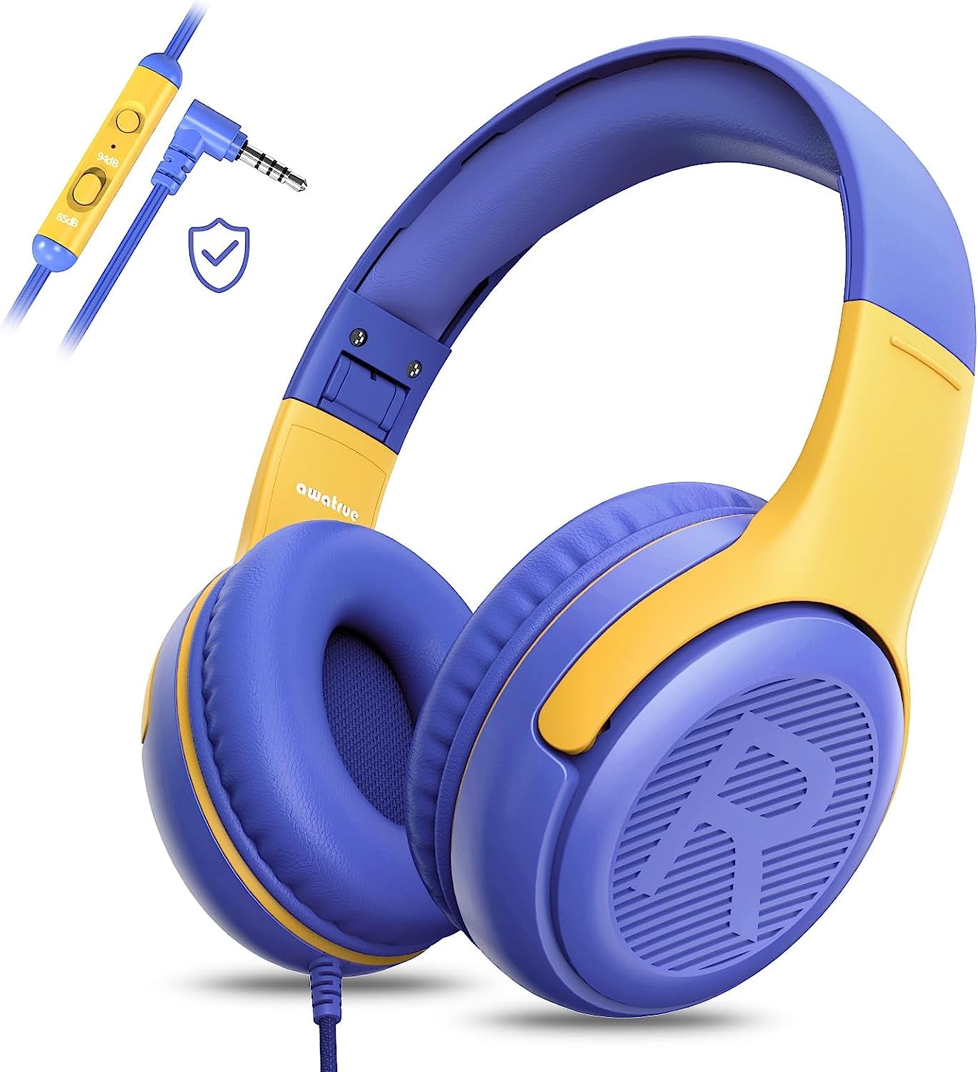 Kids Headphones with Cord - Comfortable and Durable Design for School and Work, Perfect Gift for Children