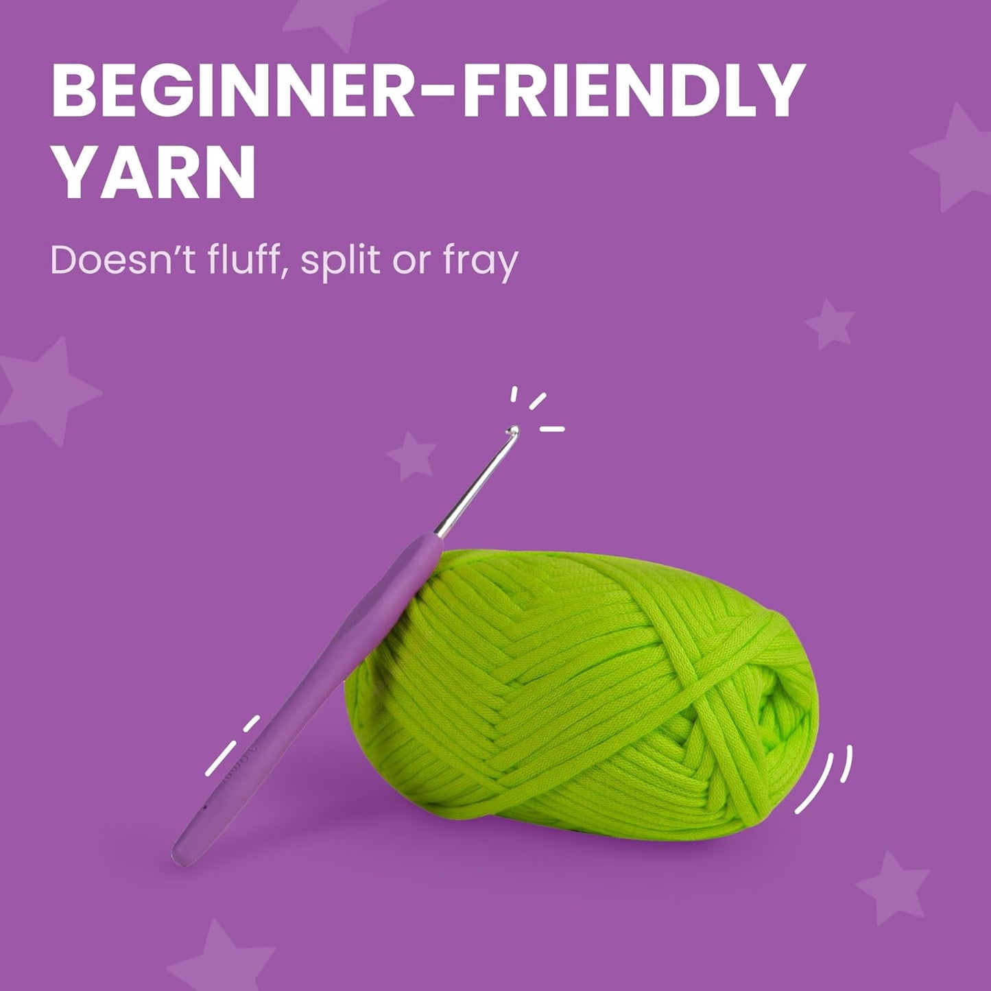 Crochet Kit for Beginners - Learn to Crochet Amigurumi Stuffed Animals - Gift - for Kids (14+) and Adults - Beginner-Friendly Yarn - Stitch-By-Stitch Video Tutorial - Turtle Hugo