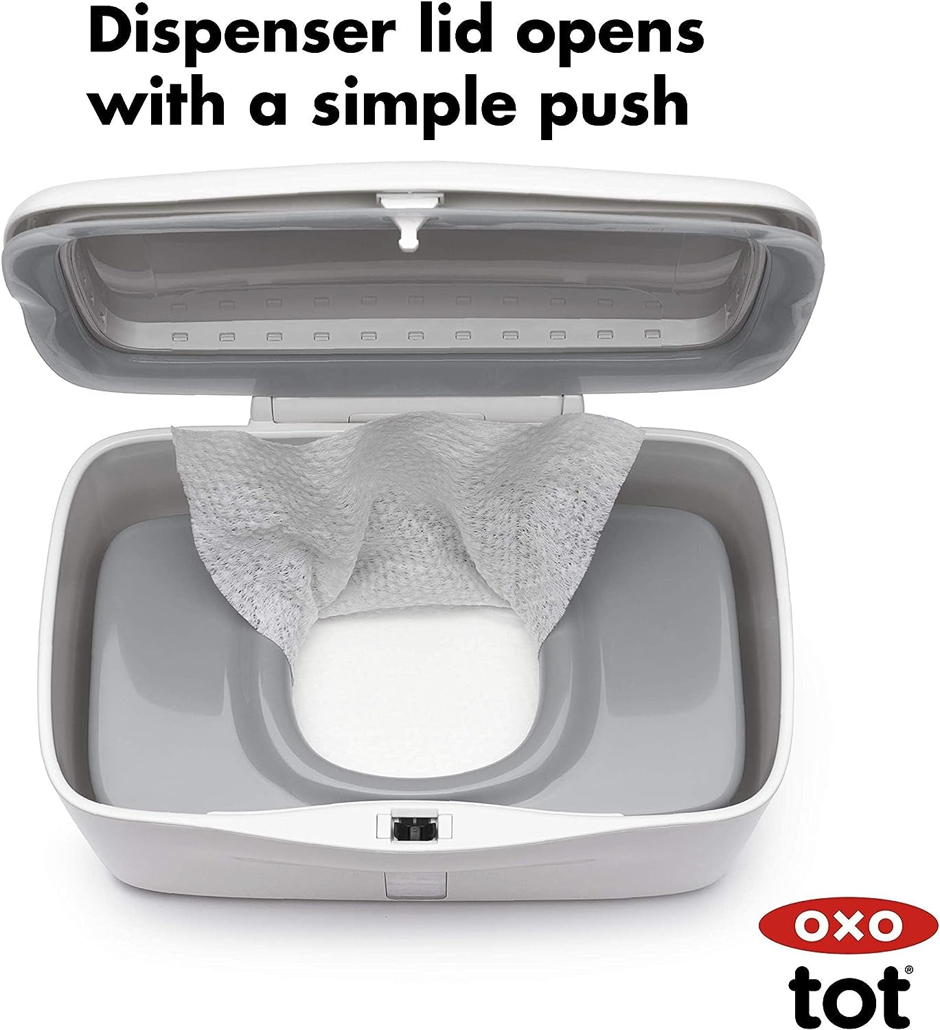 Perfect Pull Wipes Dispenser, BPA free, Non-slip feet