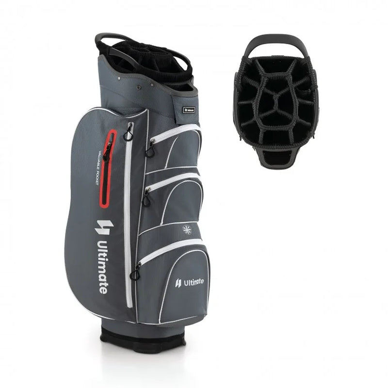 9.5-Inch Lightweight Golf Cart Bag Featuring 15-Way Top Dividers