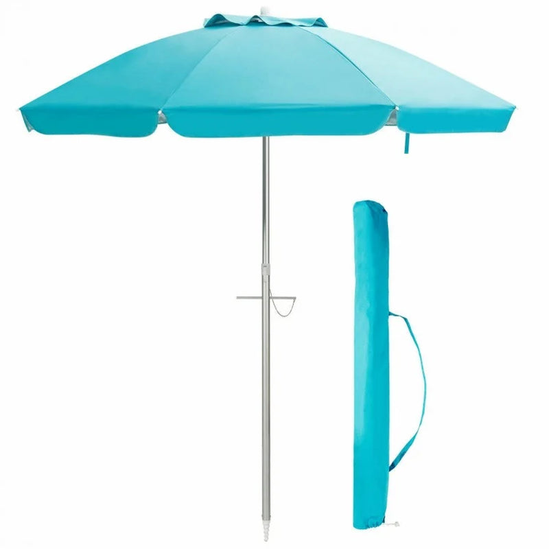 6.5-Foot Beach Umbrella with Carry Bag (Weight Base Not Included)