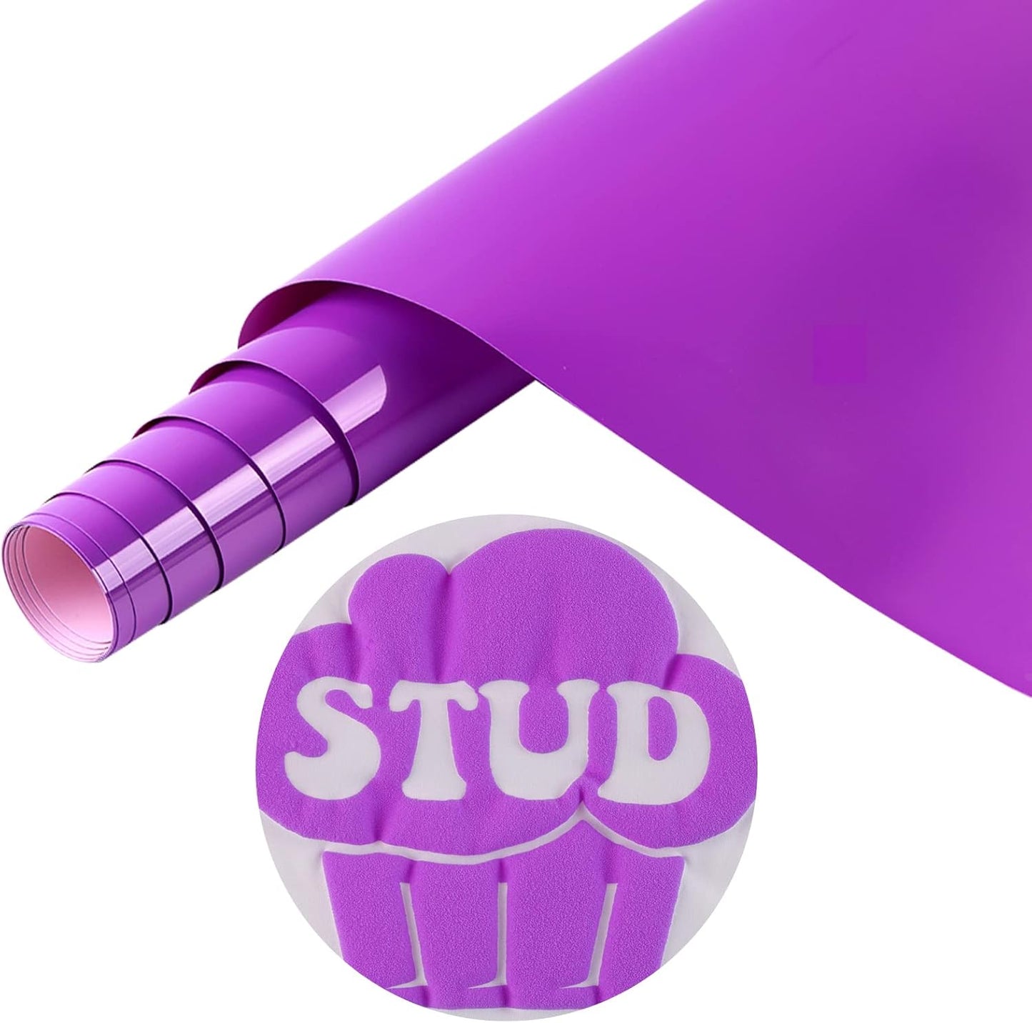 Puff Vinyl Heat Transfer Sheets - 11 Pack of 12 x 10 Inches 3D Foaming HTV for T-Shirt Design