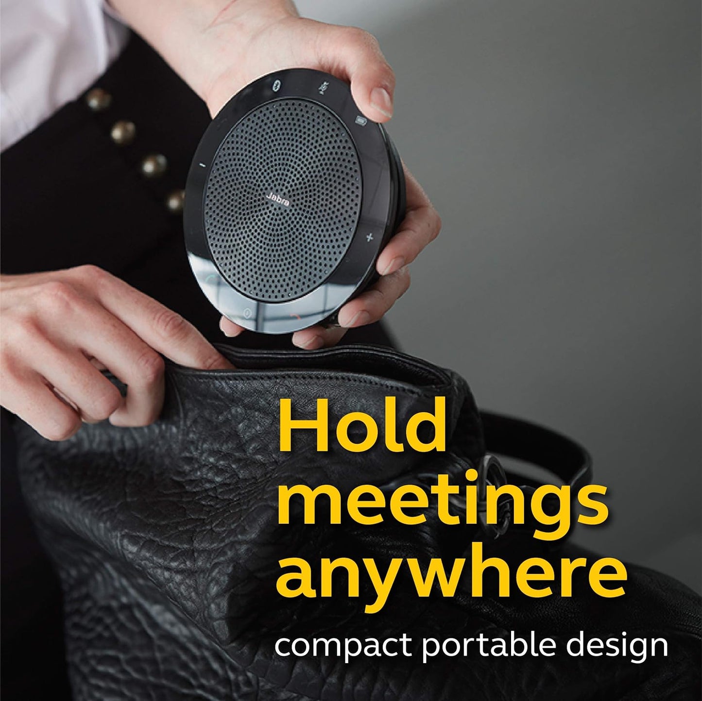 Wireless Bluetooth Speaker for Softphones and Mobile Devices – Effortless Setup, Portable Solution