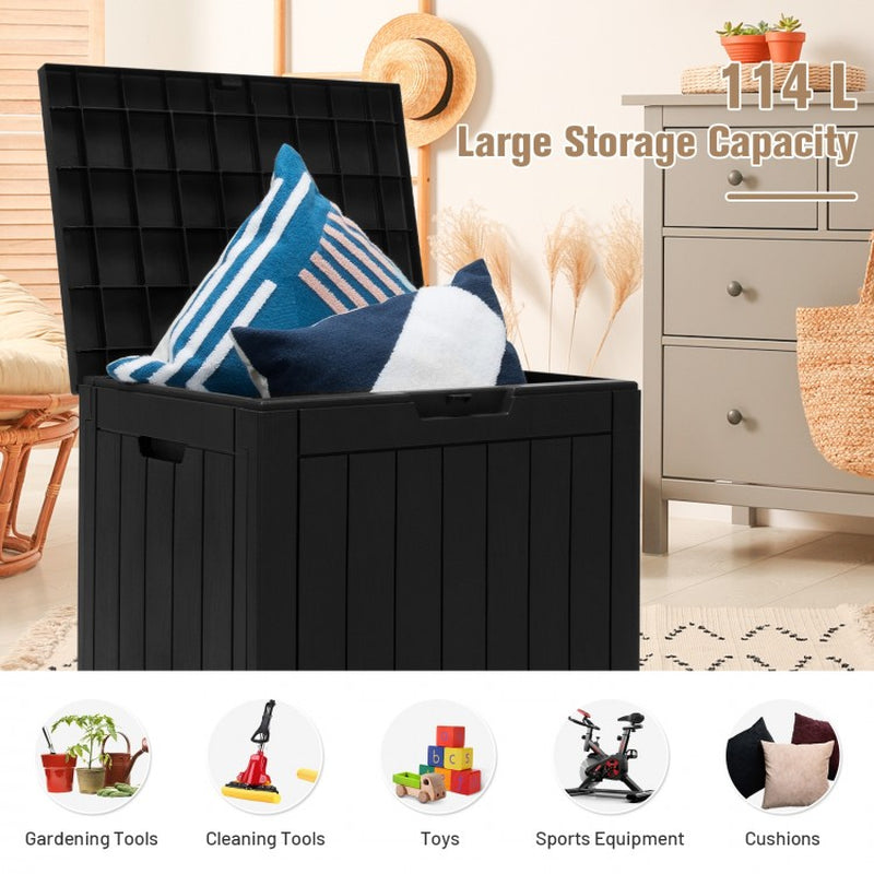30-Gallon Outdoor Storage Bench and Seating Solution