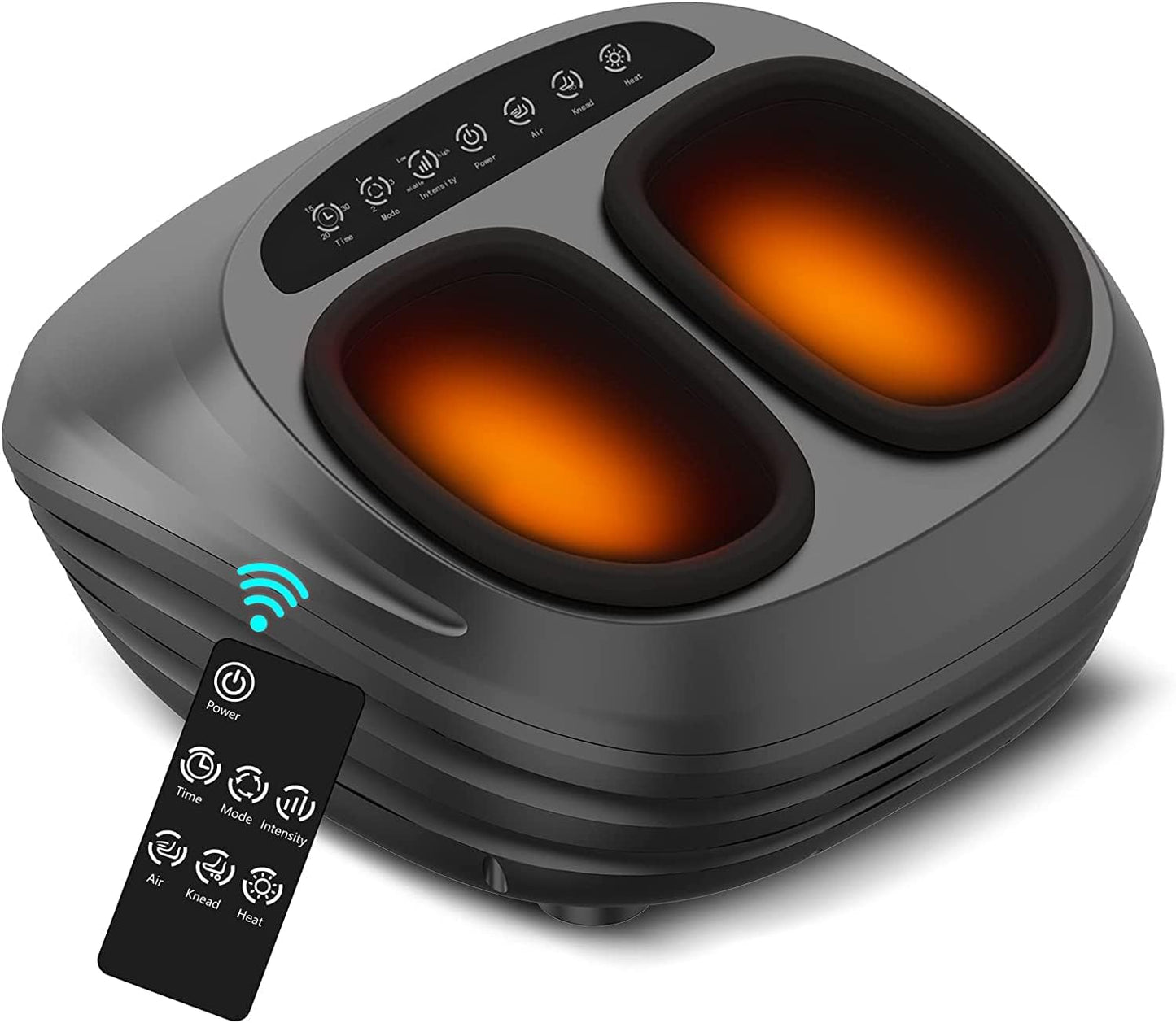 Shiatsu Foot Massager with Heat - Deep-Kneading Foot Relief Machine for Home and Office Use