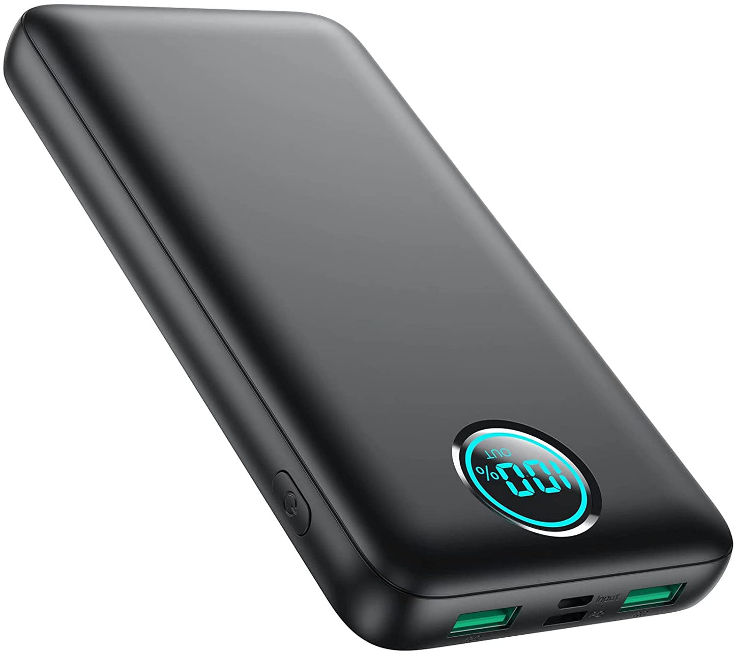 Portable Charger Power Bank 30,800Mah LCD Display,25W PD Fast Charging +QC, Tri-Outputs Battery Pack (Black)