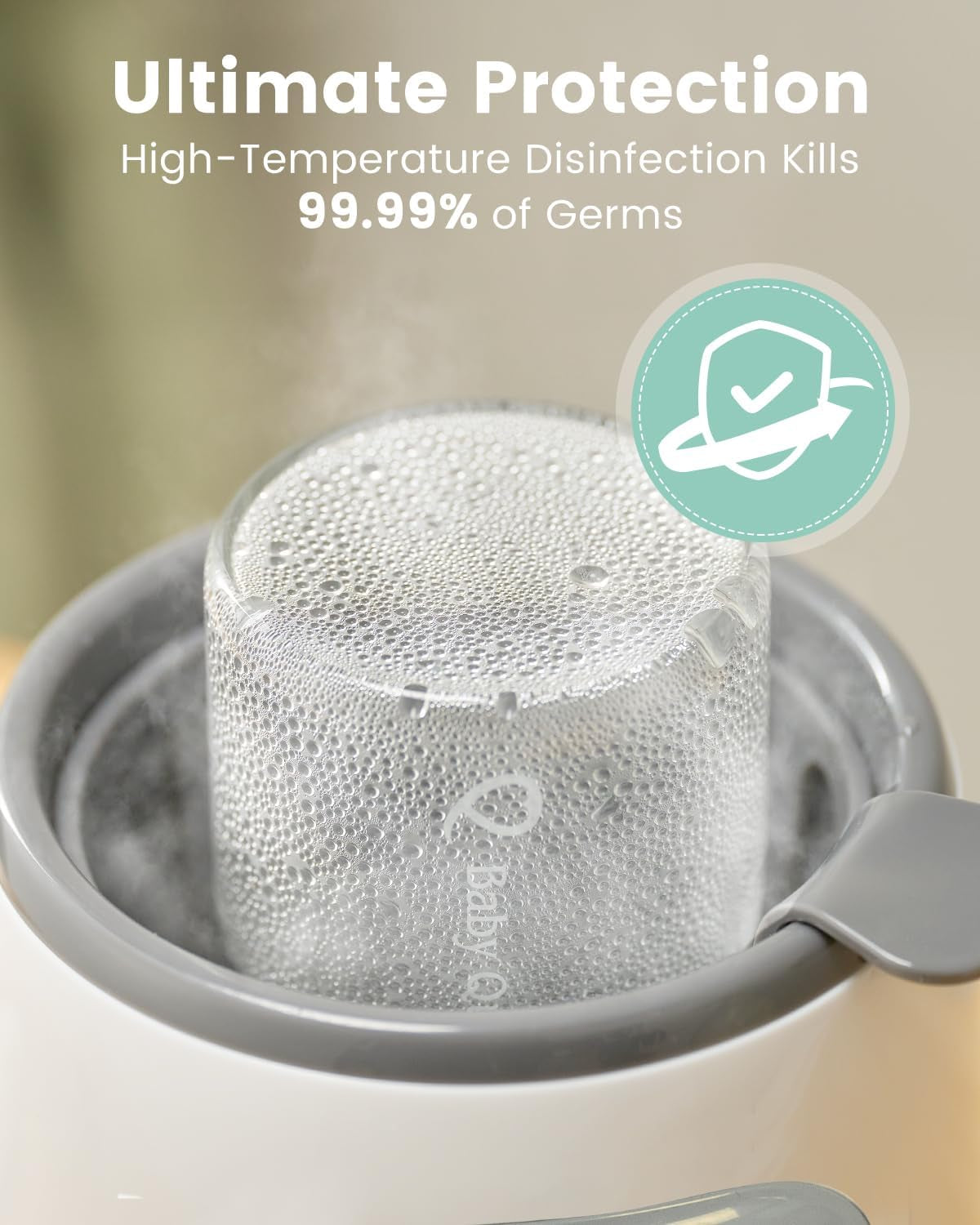 8-in-1 Rapid Baby Bottle Warmer - LCD Timer and Precise Temperature Control for Breastmilk and Formula