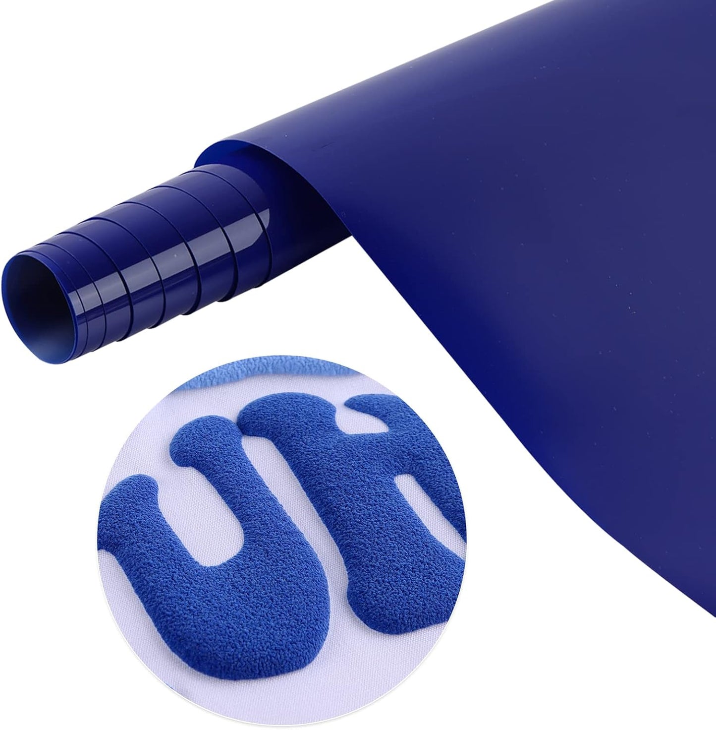 Puff Vinyl Heat Transfer Sheets - 11 Pack of 12 x 10 Inches 3D Foaming HTV for T-Shirt Design