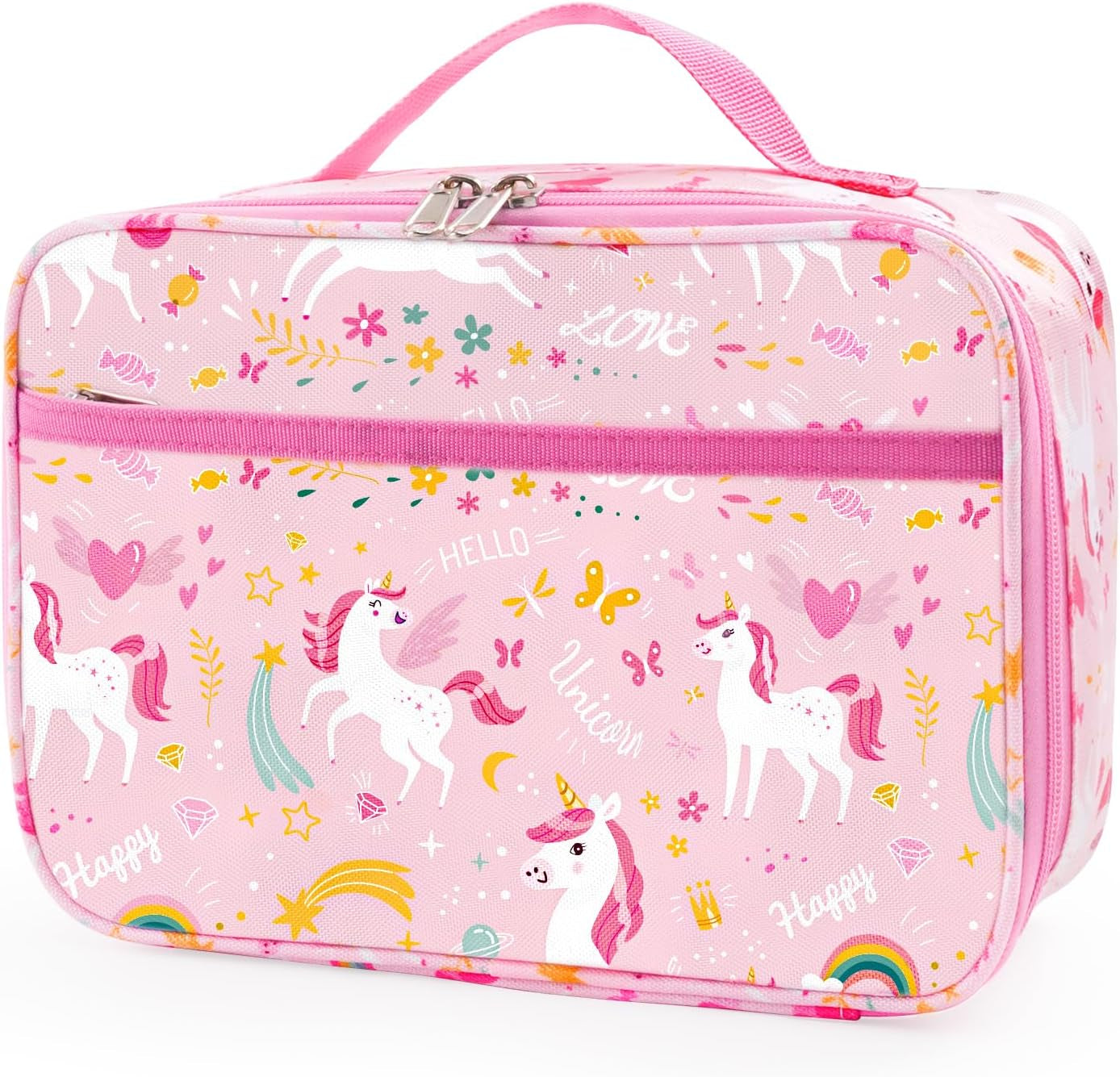 Insulated Lunch Bag for Kids - Portable Meal Tote, Ideal Back to School Gift for Boys and Girls, Water-Resistant Design