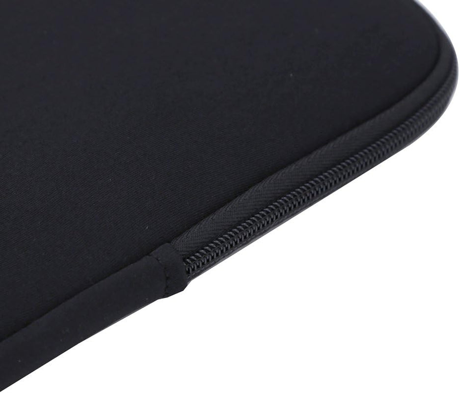 14-Inch Laptop Sleeve Case with Soft Fluffy Lining - Compatible with 14" Notebooks, Chromebooks, and Laptops (Black)