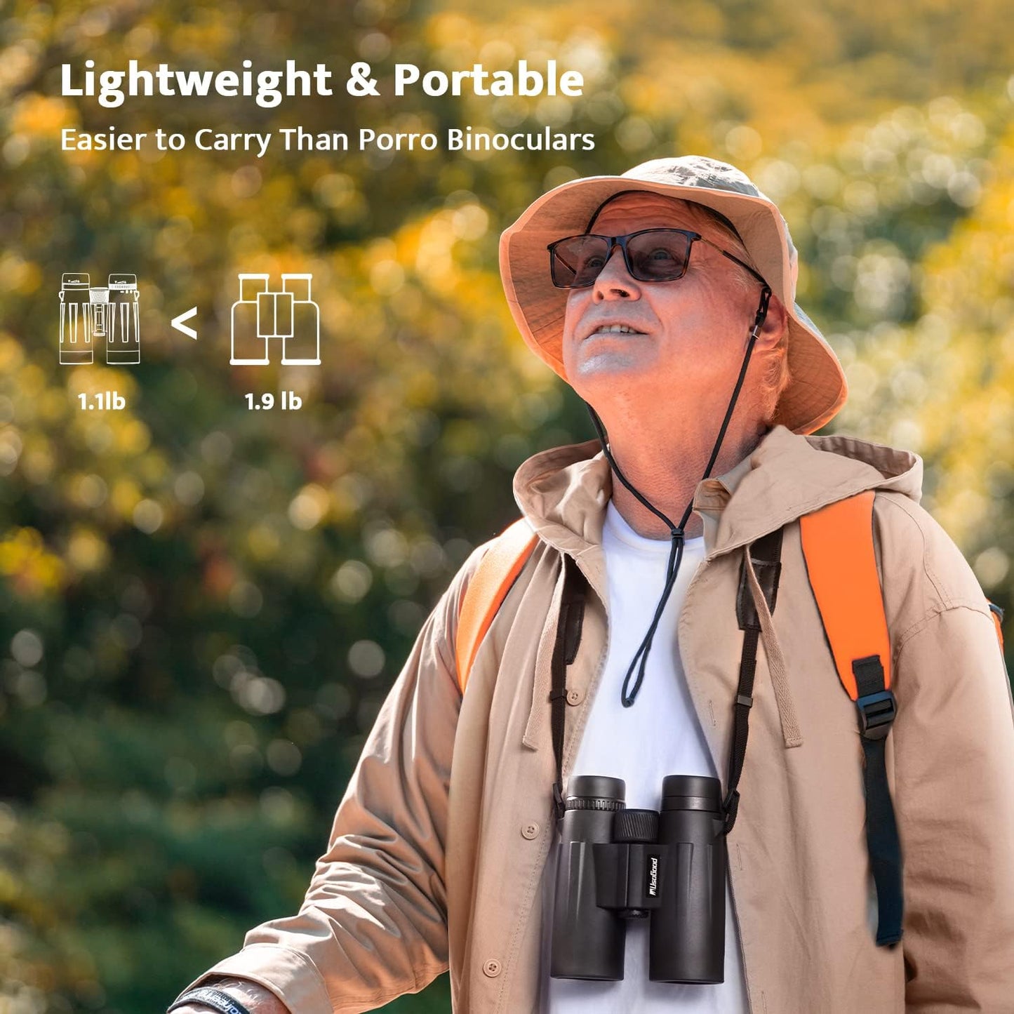 High Definition 12X50 Binoculars for Adults with Phone Adapter and Tripod