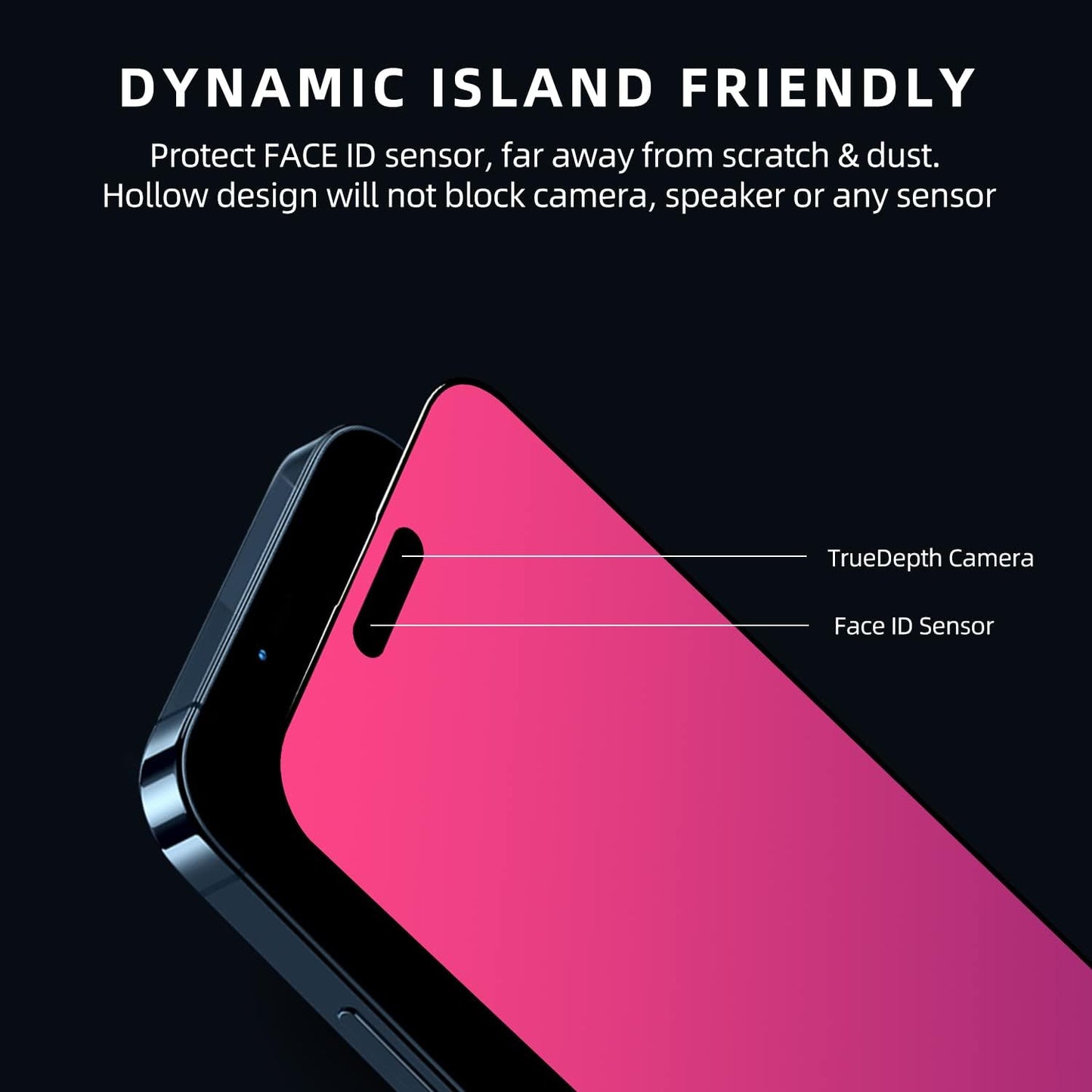 Privacy Screen Protector Compatible with Iphone 15 Pro, 6.1 Inch Gradient Colorful Electroplated Anti-Spy Anti-Blue Light Tempered Glass