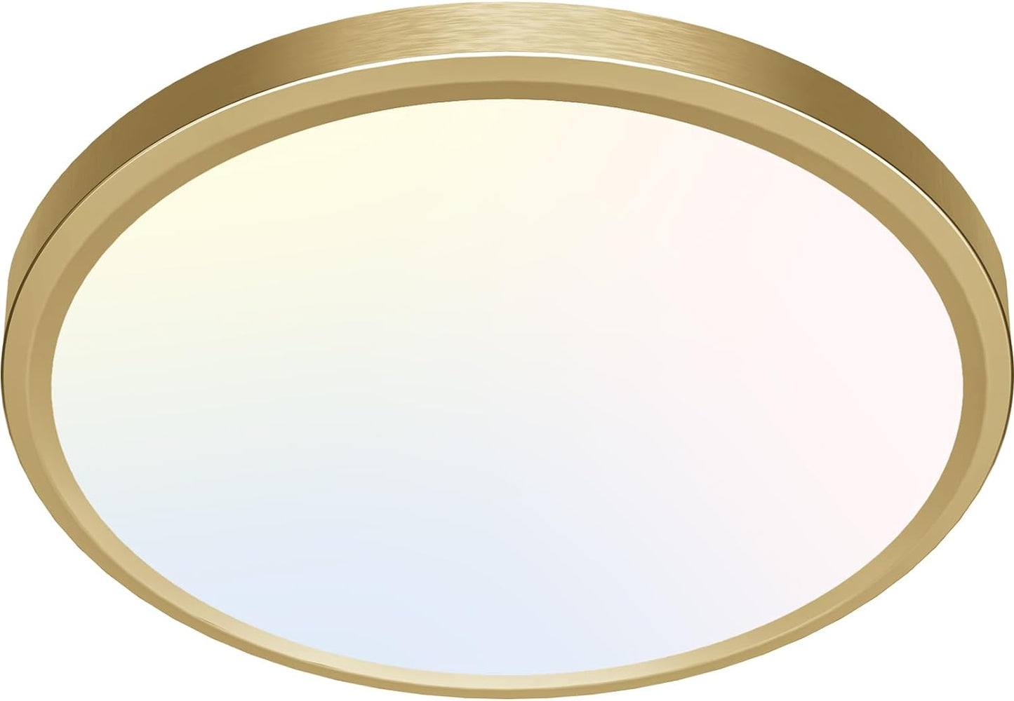 12-Inch LED Flush Mount Ceiling Light Fixture, 28W 3200Lm Adjustable Color Temperature (3000K/4500K/6000K) for Bedroom, Kitchen, and Dining Room (White)