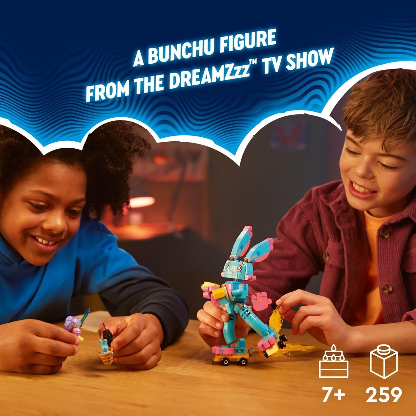 Dream Izzie and Bunchu Bunny Building Toy Set Minifigures- Two Build Options, Incl Grimspawn and IzzieI Ages 7+