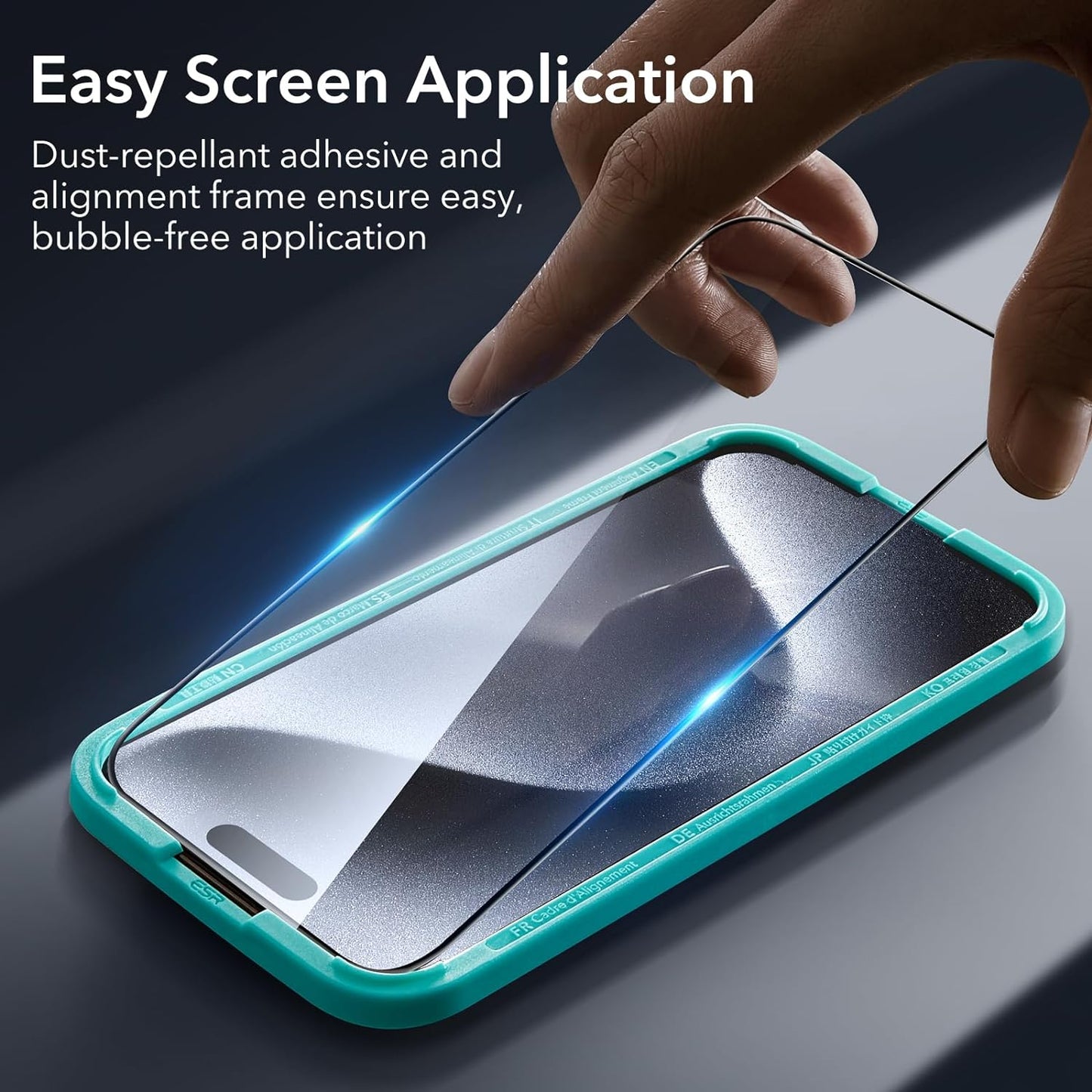 Screen Protector Set, 3 Tempered-Glass Screen Protectors and 1 Set Individual Lens Protectors, 2.5D Curved Edges, Scratch Resistant