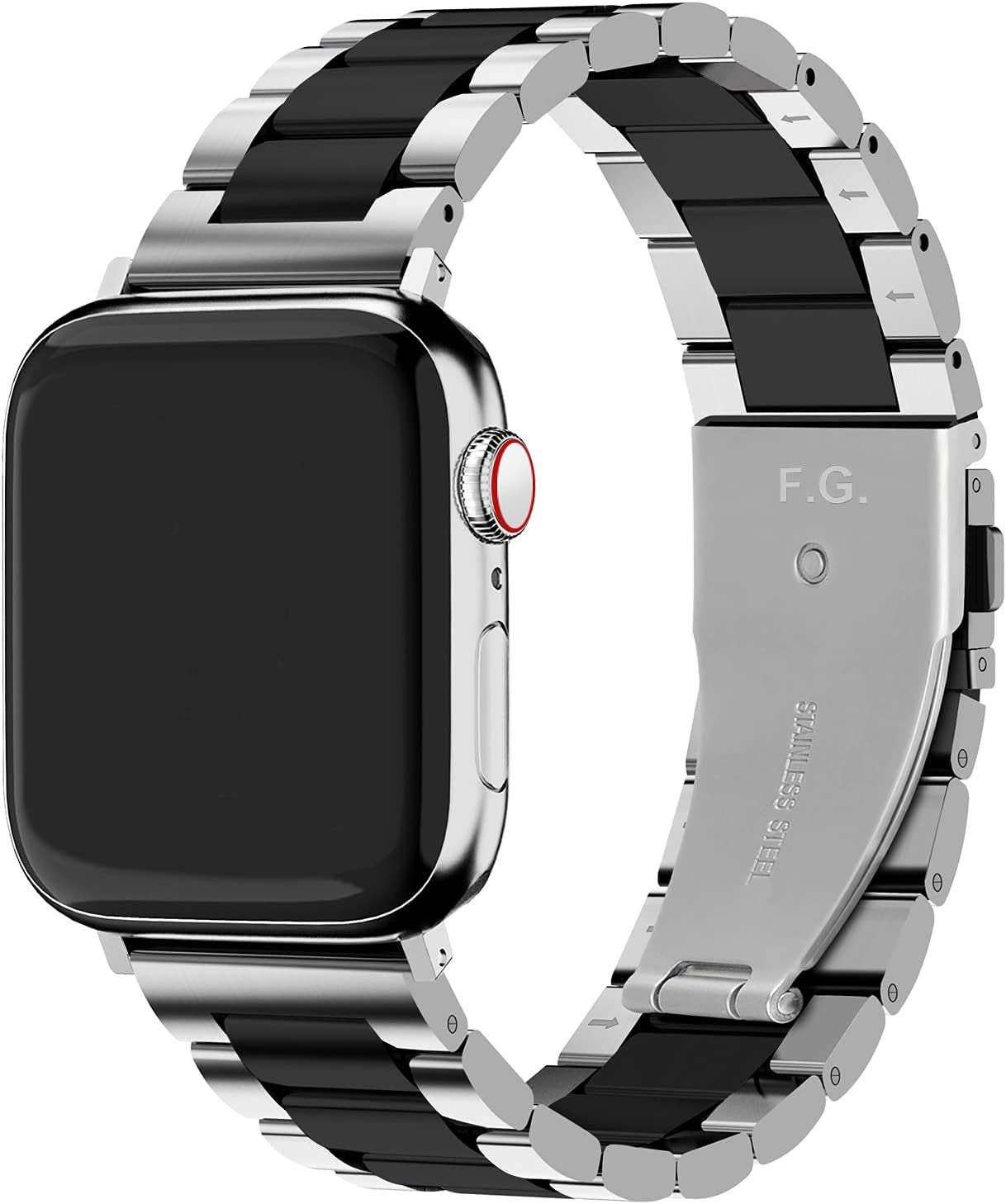 Stainless Steel Apple Watch Band with Case - for Apple Watch Ultra 2, Series 9, 8, 7, 6, 5, 4, 3, 2, 1 & SE/SE 2