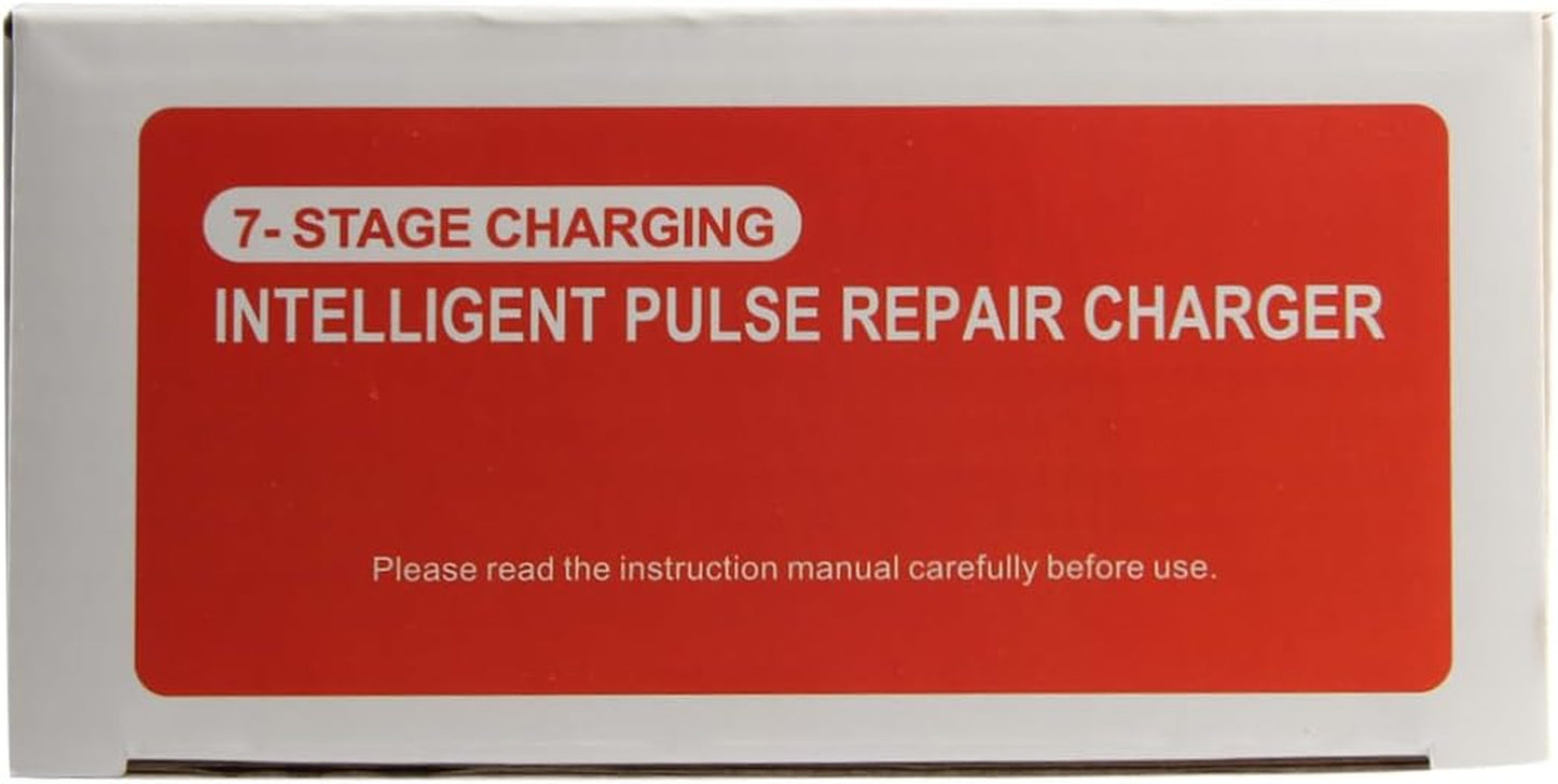 10-Amp Car Battery Charger, Smart Trickle Charger Fully Automatic 12V 24V Battery Charger Maintainer W/Temp Compensation