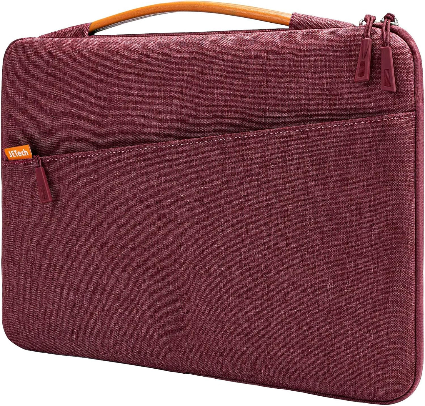 15-Inch Laptop Sleeve, Waterproof Case with Portable Handle and Pocket, Compatible with 15-Inch Notebooks (Black)