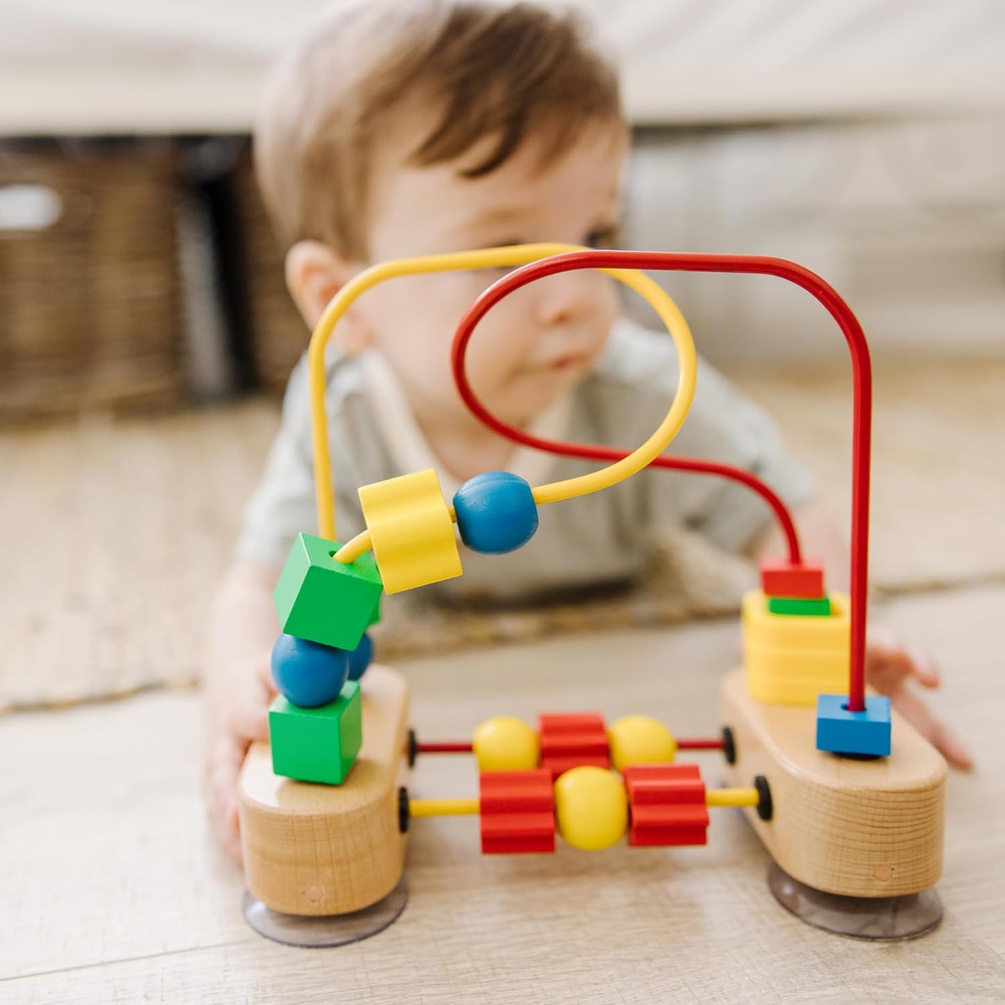 First Bead Maze - Wooden Educational Toy 10.6 Cm X 17.8 Cm X 21.8 Cm ; 0.6 Kg | Infant Maze Toy, Bead Maze Toys
