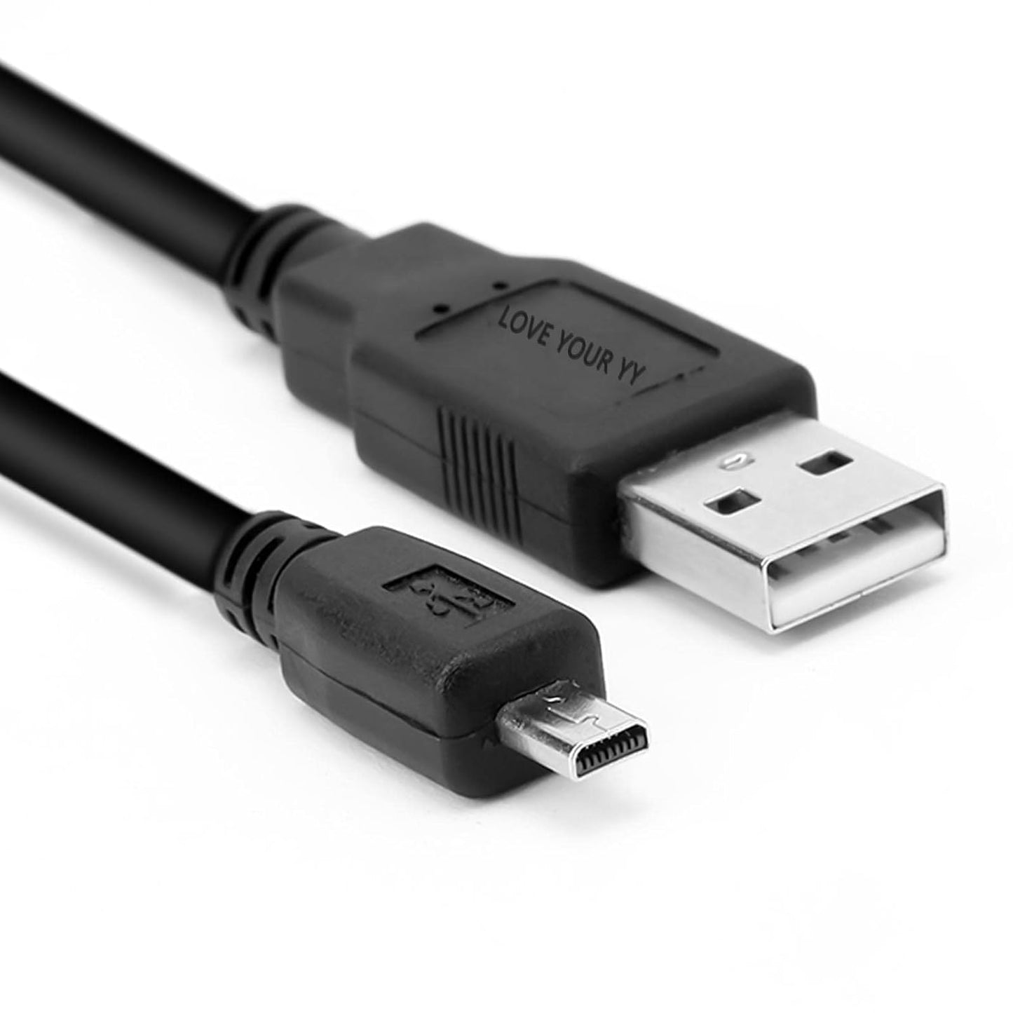Replacement USB Data and Charging Cable for Panasonic Lumix Cameras (Black)