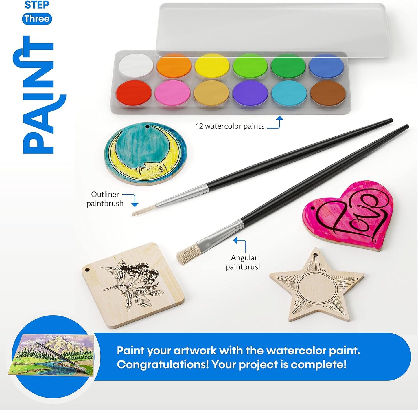 Beginners Wood Burning Kit for Kids and Teenage Boys & Girls - Cool Gifts for Boy or Girl Craft Projects. Best Gift Idea for Older Children. Teen Woodburning DIY Hobby Kits. Art Crafts Activities Toys