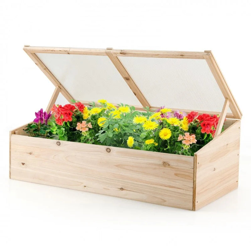 Portable Wooden Greenhouse for Garden Use