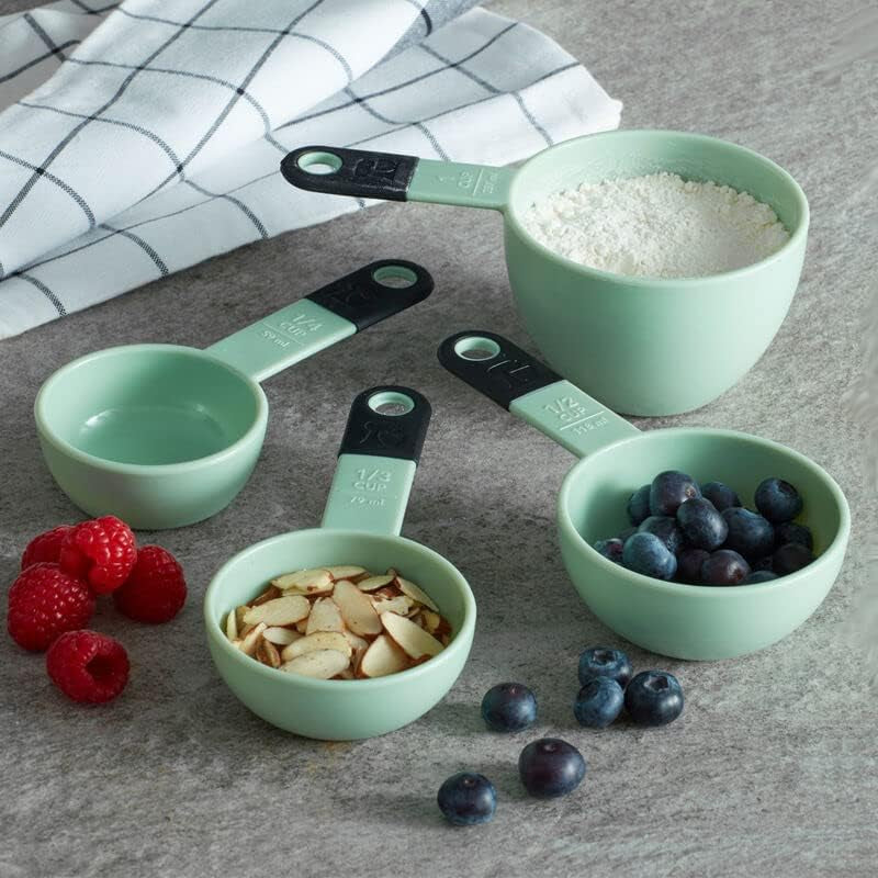 - Measuring Cups, 4-Piece Nesting Measuring Cup Set (Pistachio)