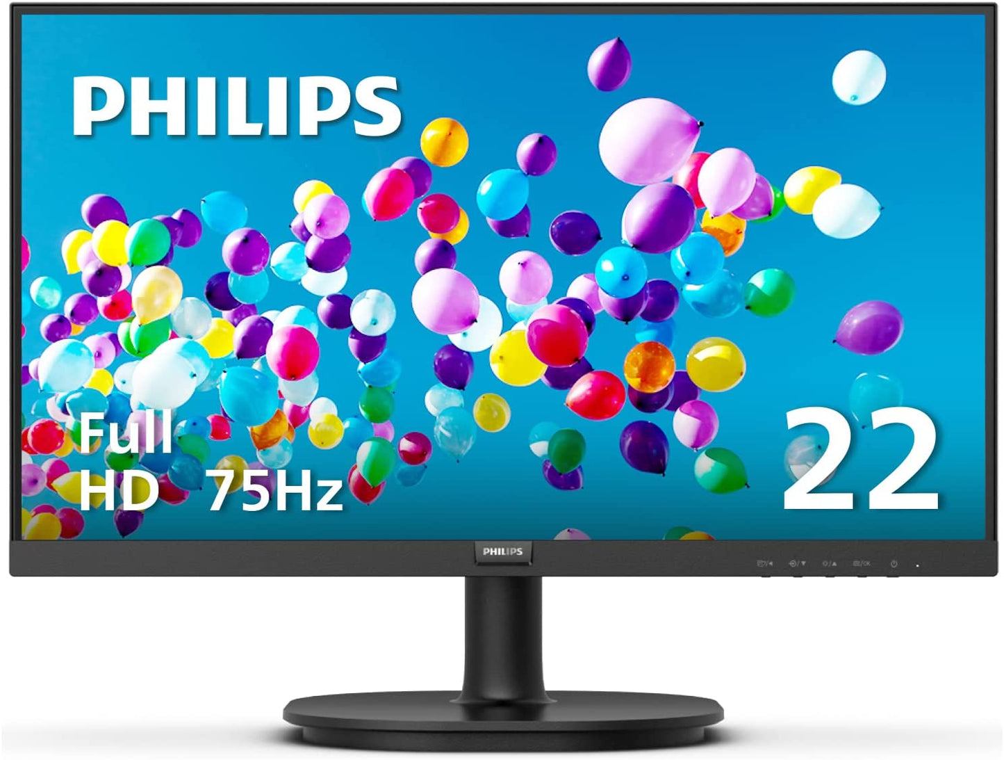 22-Inch Full HD (1920 x 1080) 75Hz Monitor with VESA Mount, HDMI and VGA Ports - Model 221V8LN