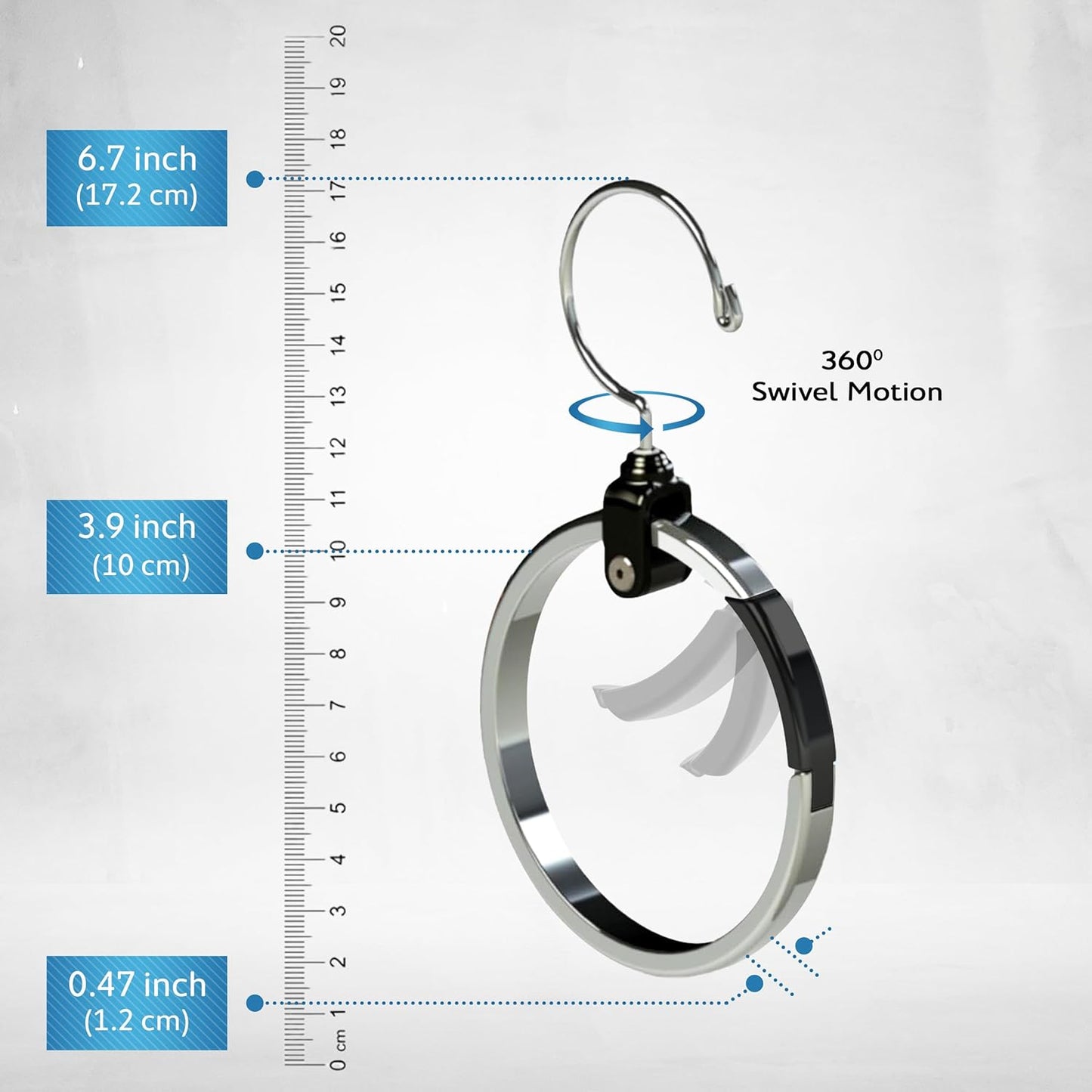 Multipurpose Closet Hanger Organizer - Efficient Space Saver for Belts, Hats, Ties, Scarves, Purses, and More
