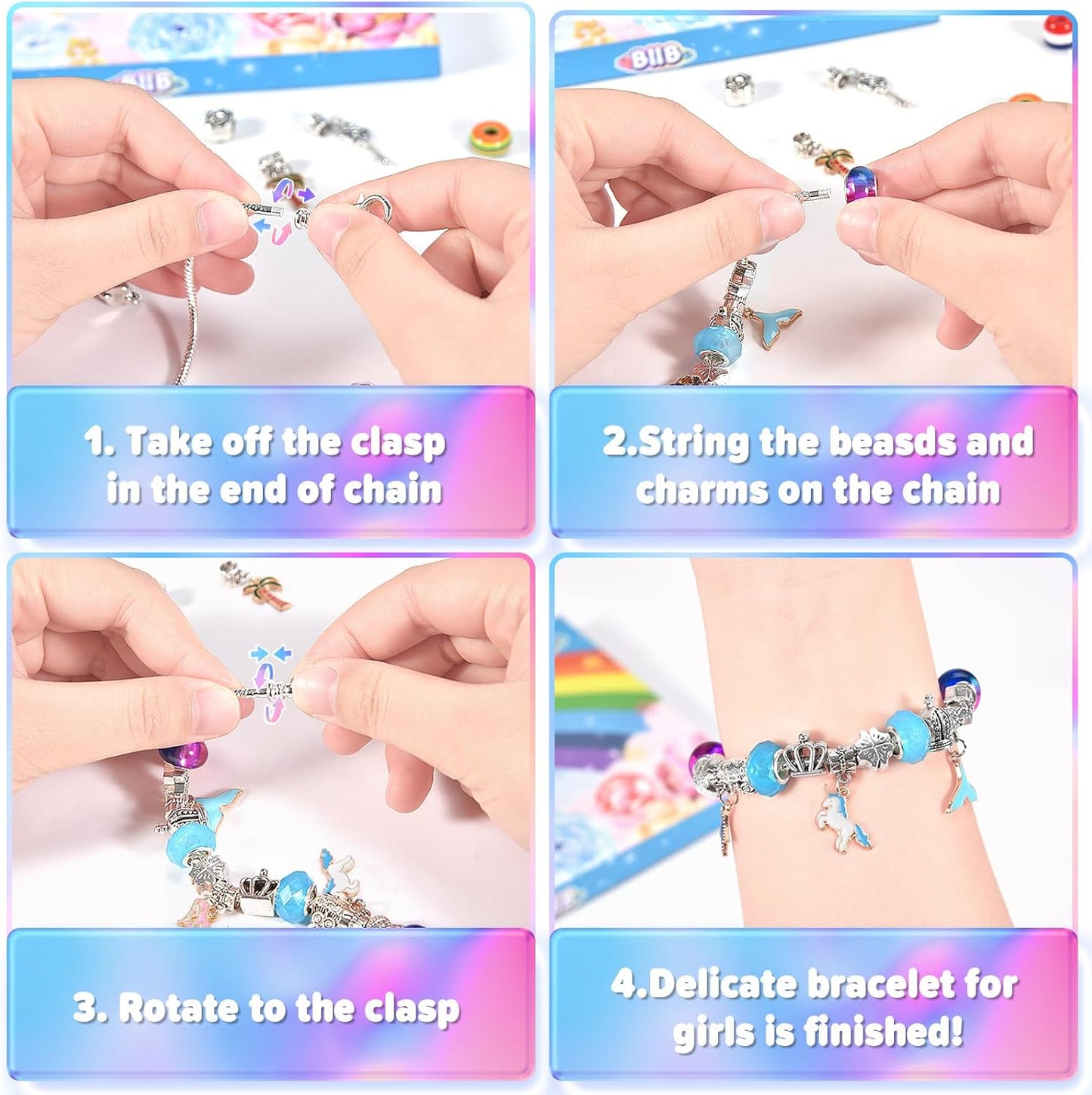 Jewelry Making Kit for Girls Ages 6-12 - Creative Craft Making Ideas for Teen and Young Girls