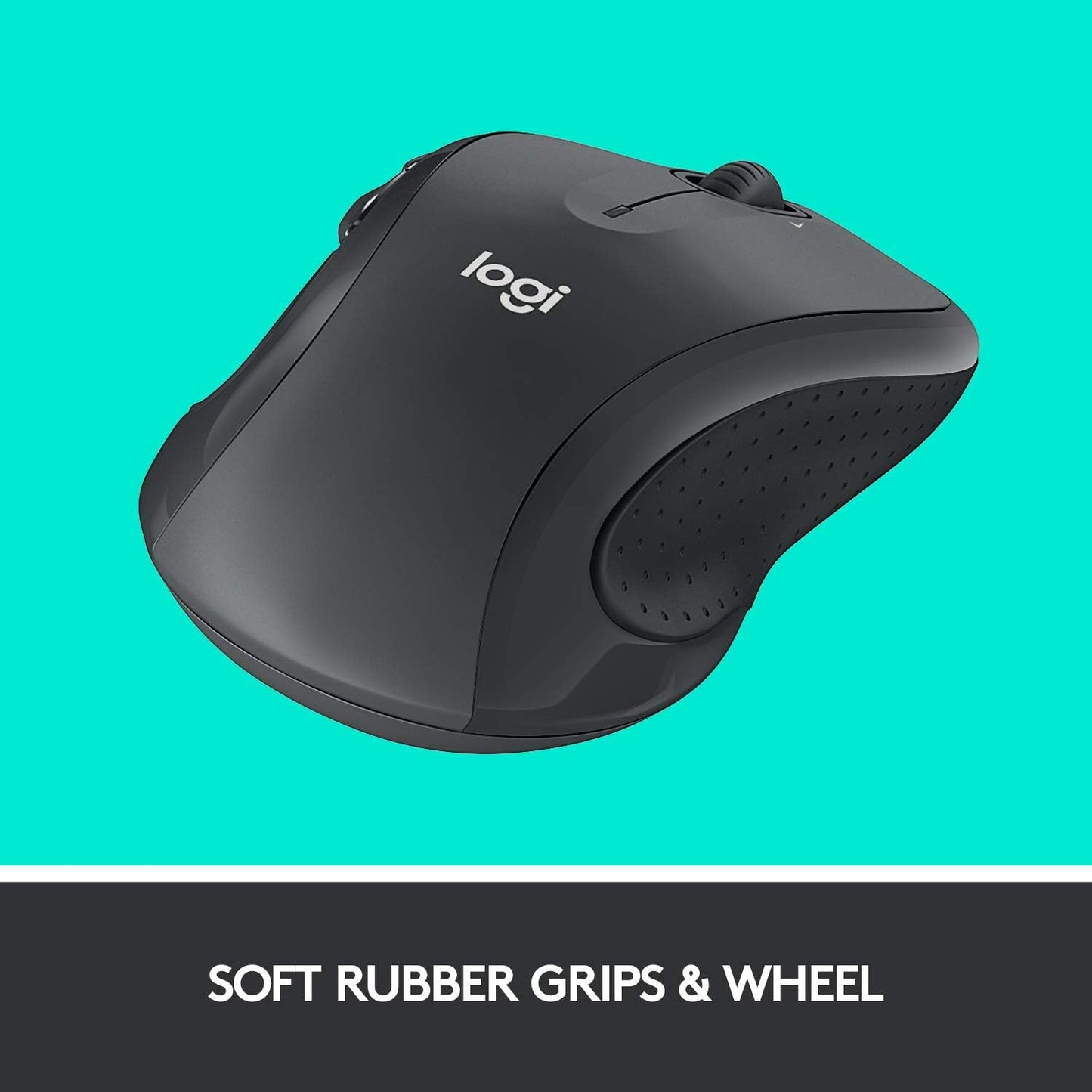 Wireless Computer Mouse with USB Unifying Receiver - Graphite Finish