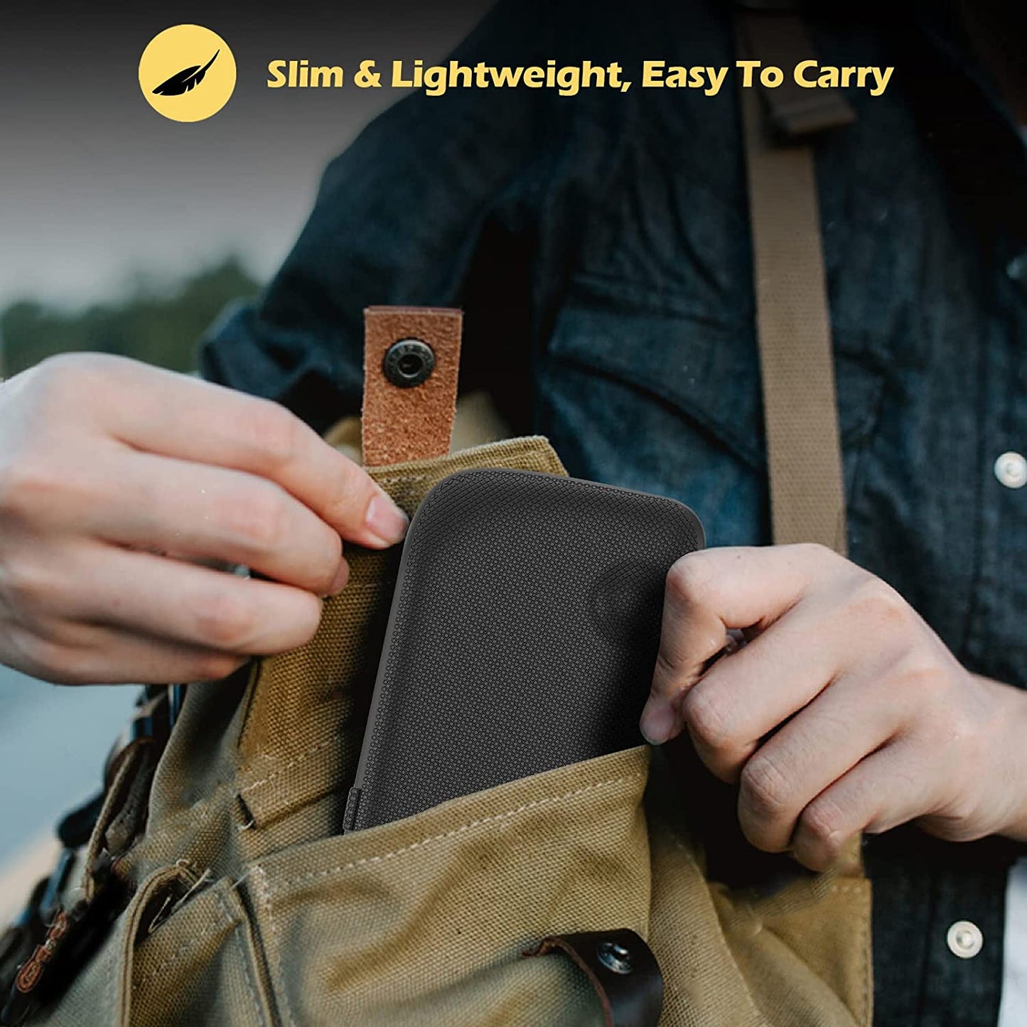 Flip Case for Steam Deck/Steam Deck OLED (2023) - Enhanced Protective Cover with Magnetically Detachable Front Shell - Black