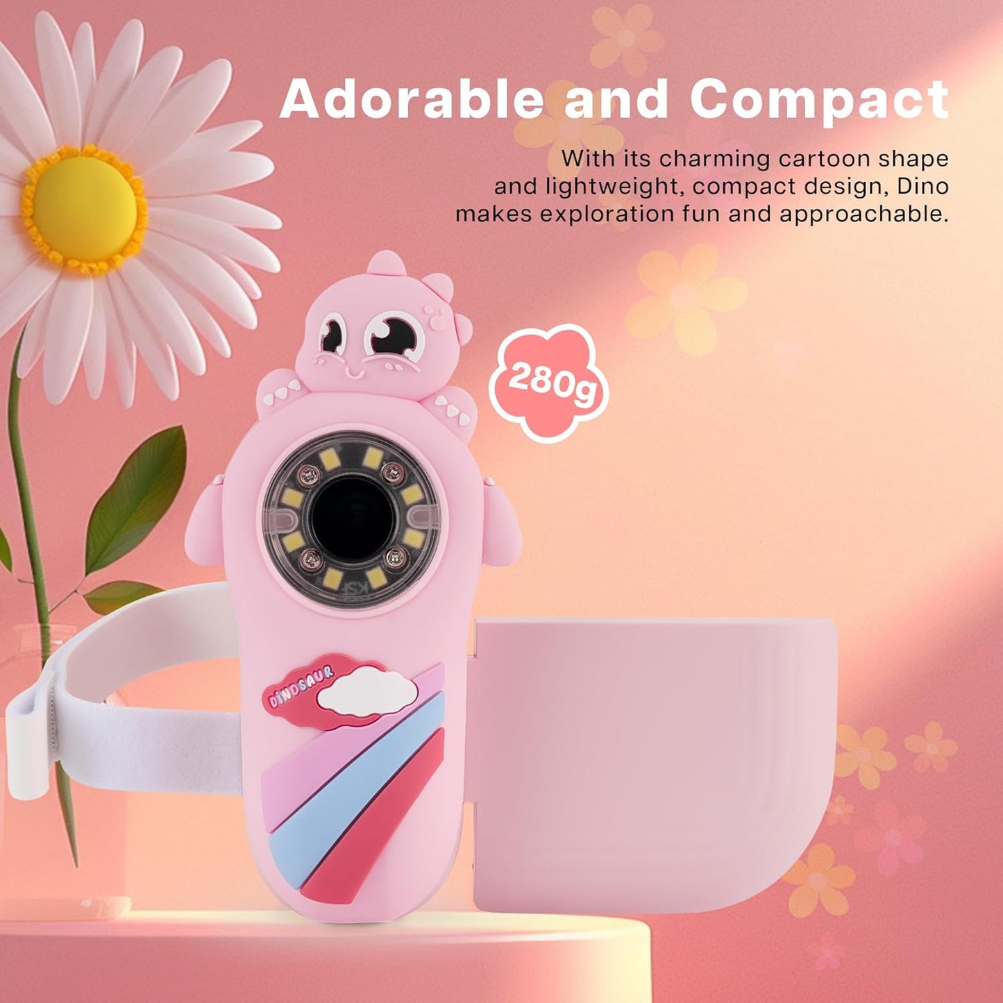 Kids Portable Microscope - Mini Digital Microscope - 2" Screen, Educational Science Kit, Ages 4+, Includes 32GB TF Card