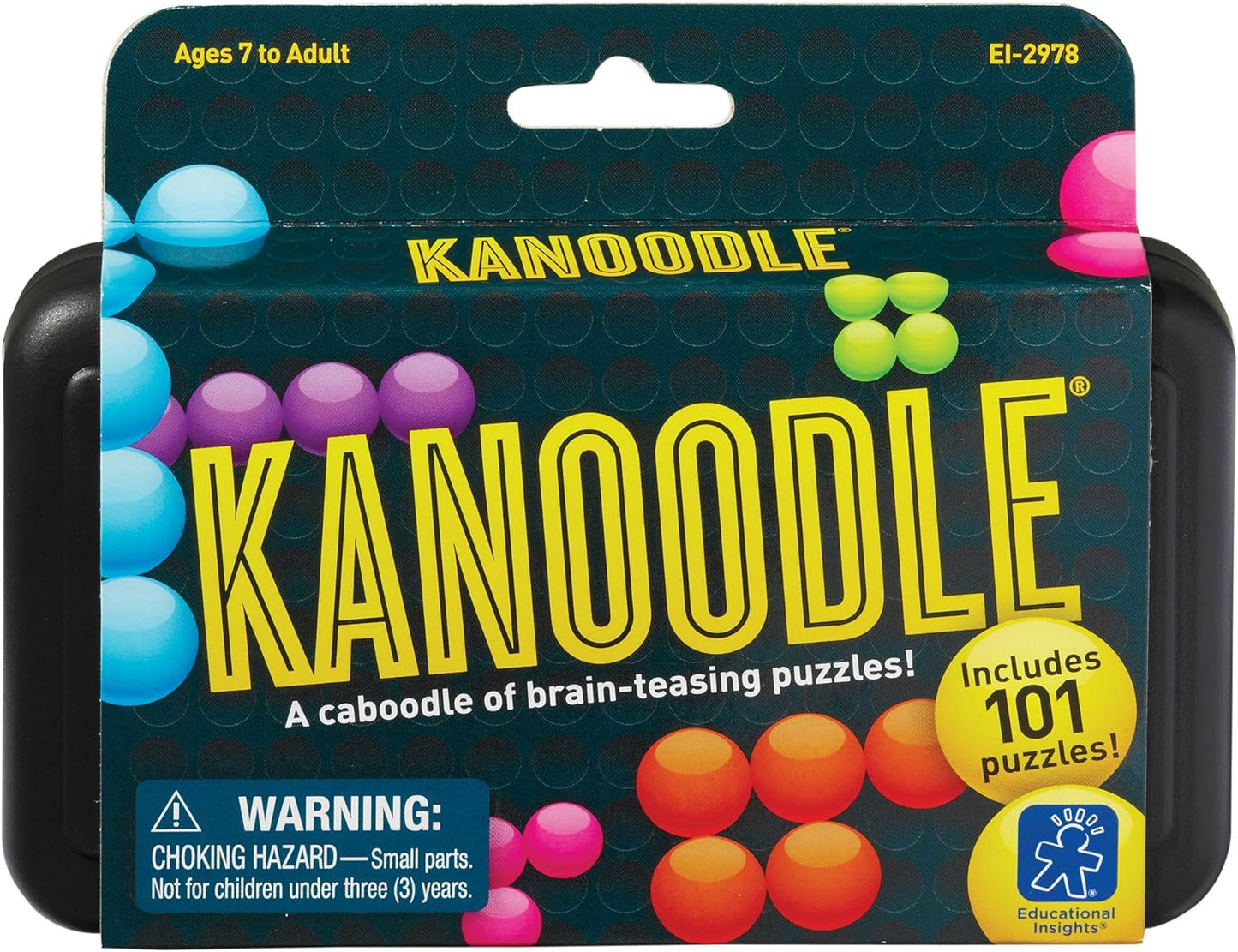 Kanoodle 3D Brain Teaser Puzzle Game, Featuring 200 Challenges, Ages 7+