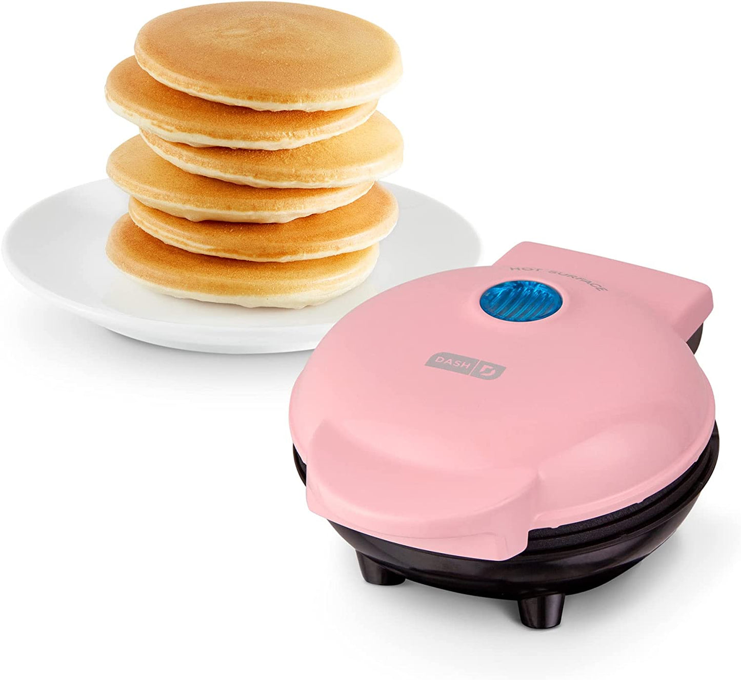 Multi Mini Waffle Maker with Four 4-Inch Nonstick Waffle Molds and Quick Heat-Up Feature