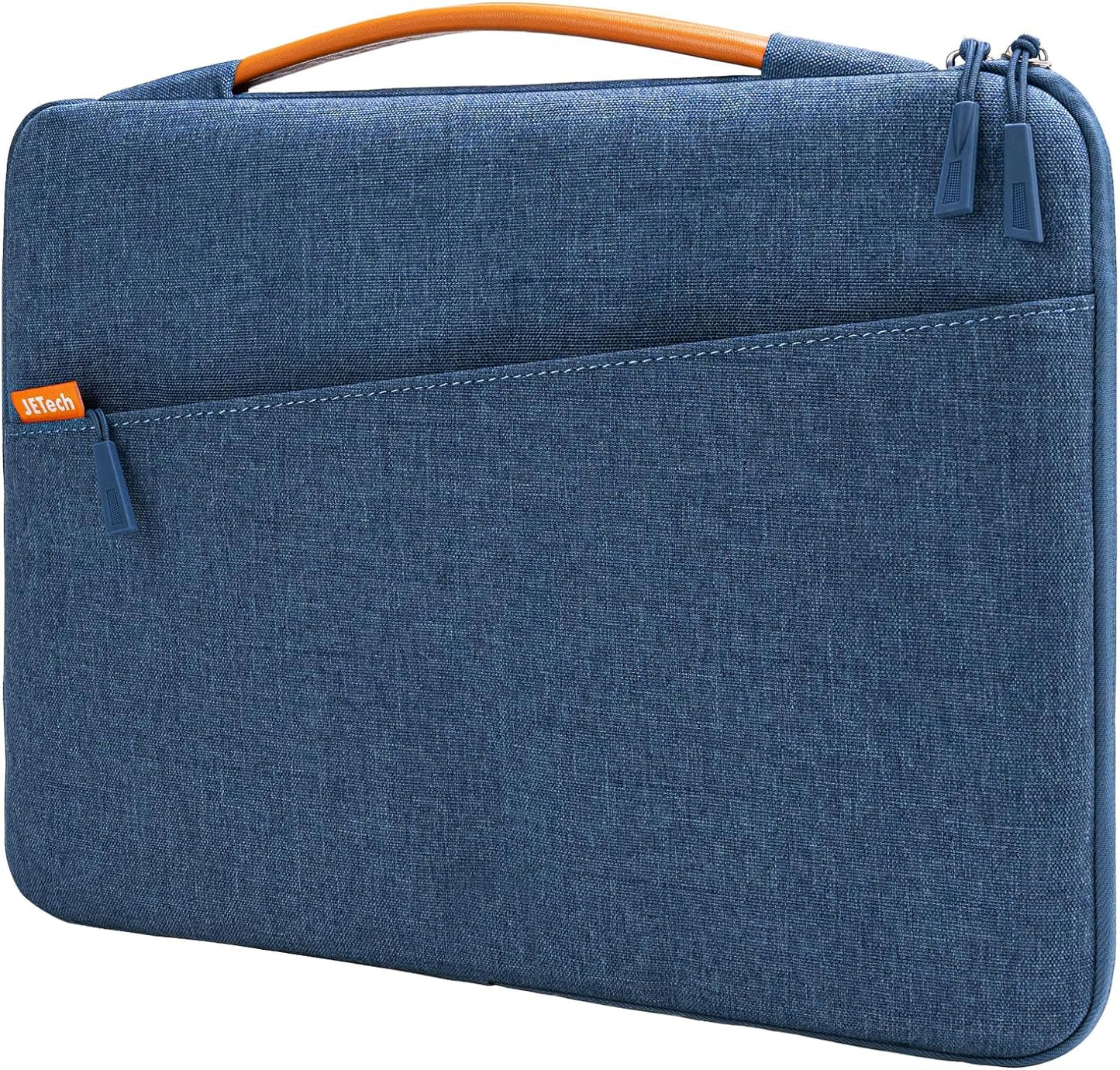 15-Inch Laptop Sleeve, Waterproof Case with Portable Handle and Pocket, Compatible with 15-Inch Notebooks (Black)
