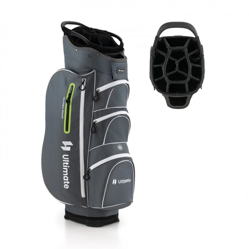 9.5-Inch Lightweight Golf Cart Bag Featuring 15-Way Top Dividers