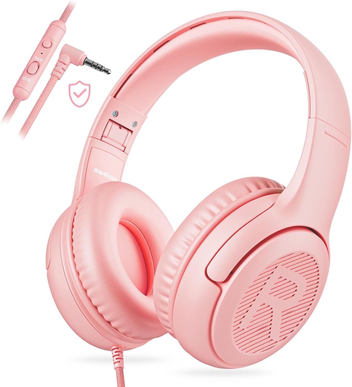Kids Headphones with Cord - Comfortable and Durable Design for School and Work, Perfect Gift for Children