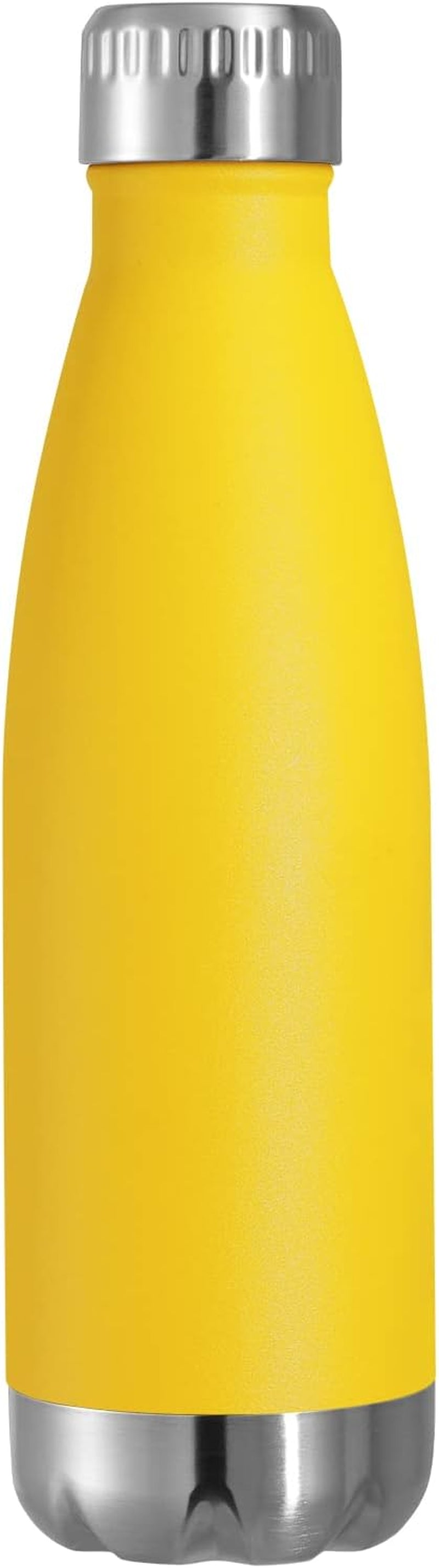 17 oz Stainless Steel Insulated Water Bottle - Reusable Double Wall Vacuum Flask for Hot and Cold Beverages, BPA Free
