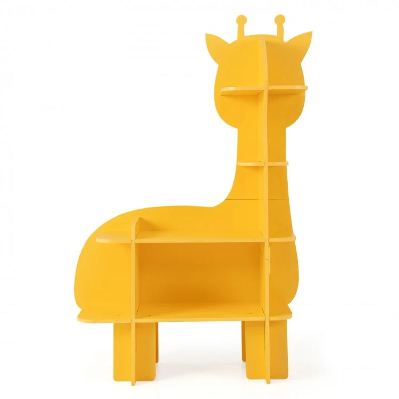 Children's Bookcase and Toy Storage Organizer with Open Shelves