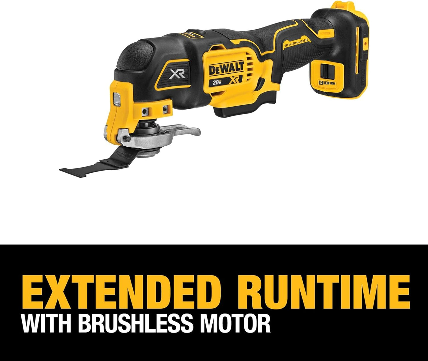 20V Variable 3 Speed Oscillating Multi-Tool, Led, Universal Adapter, Dual Grip