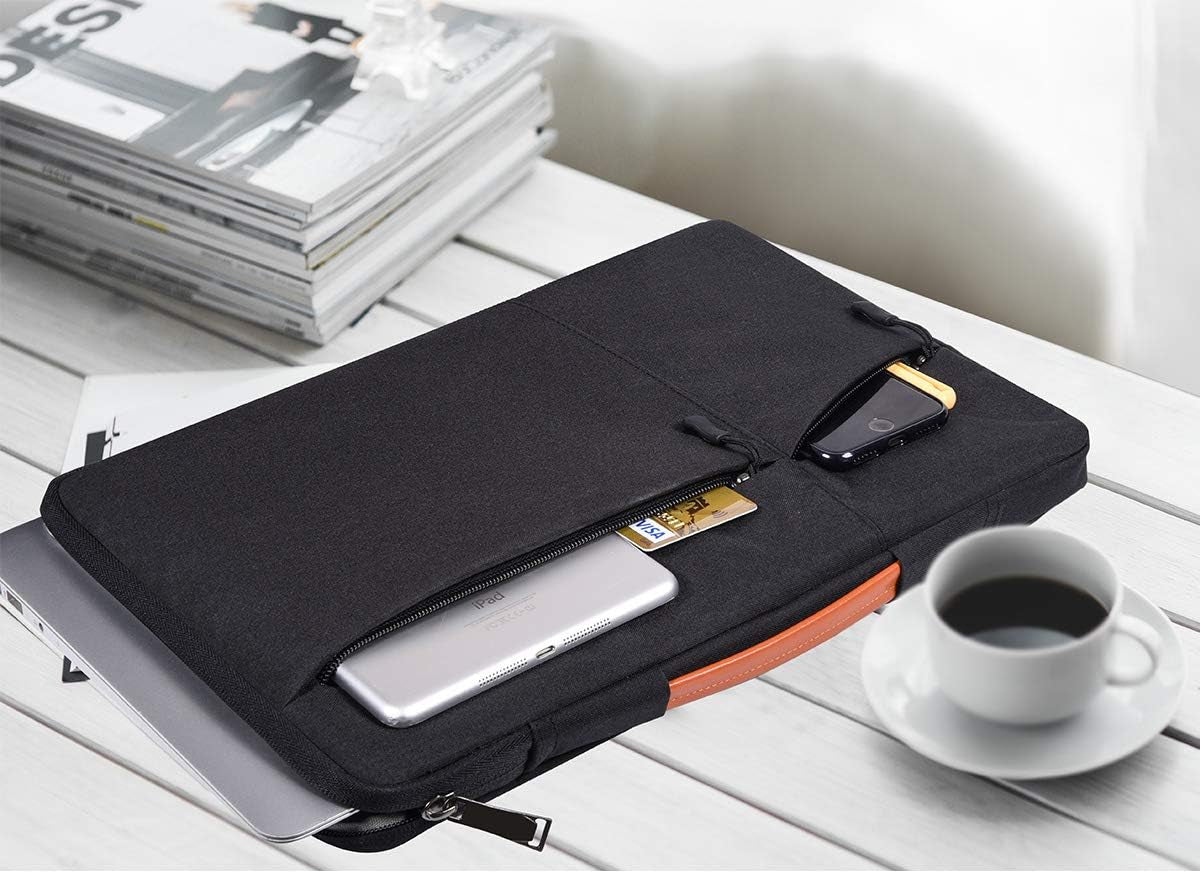 15.6-Inch Laptop Briefcase Compatible with Acer Aspire, HP ENVY, Lenovo, MSI, and ASUS Notebooks