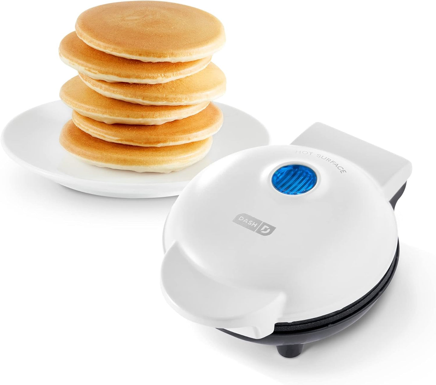 Multi Mini Waffle Maker with Four 4-Inch Nonstick Waffle Molds and Quick Heat-Up Feature