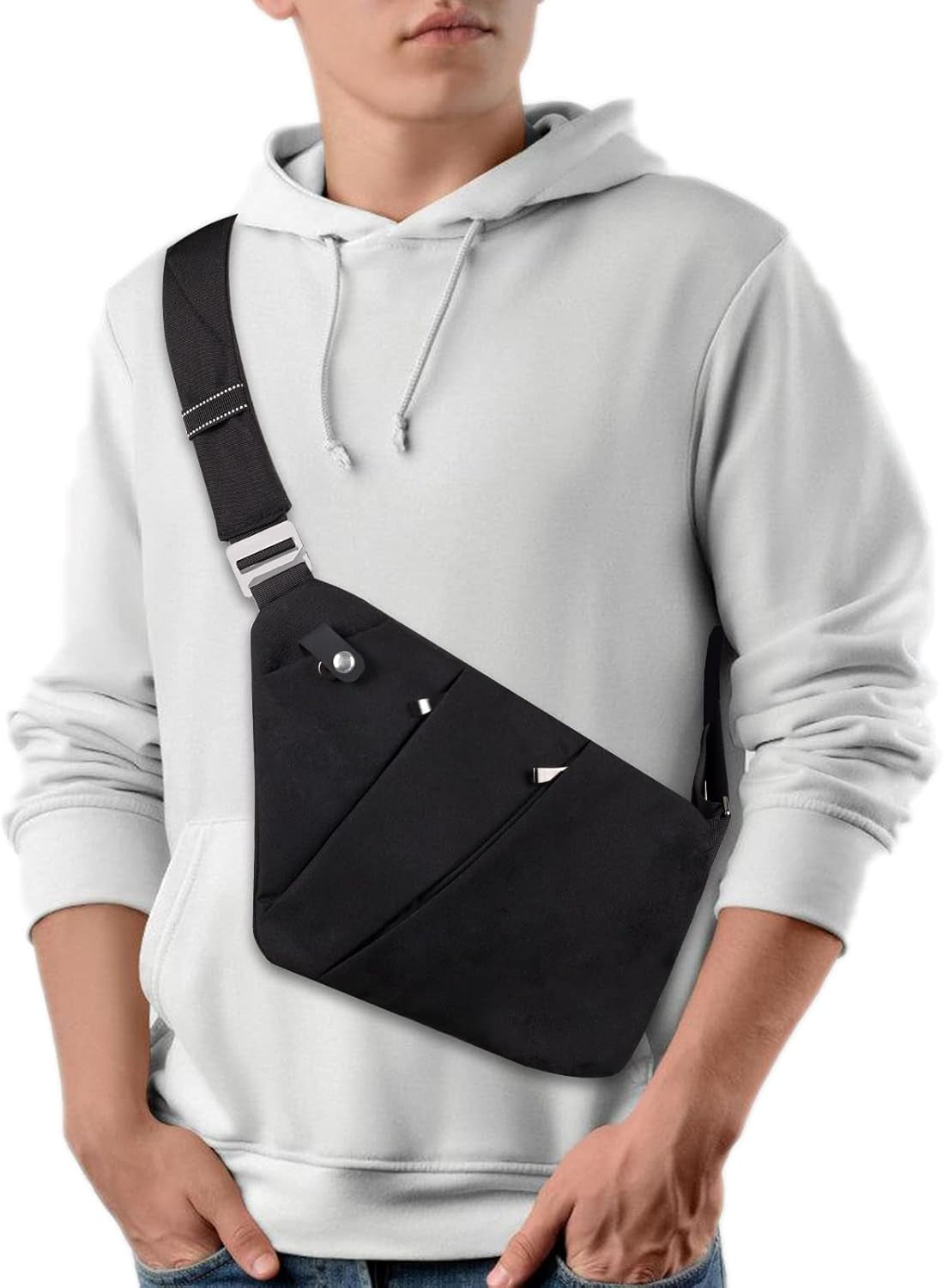 Anti-Theft Crossbody Sling Bag for Men and Women