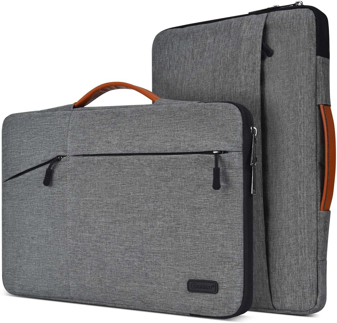 15.6-Inch Laptop Briefcase Compatible with Acer Aspire, HP ENVY, Lenovo, MSI, and ASUS Notebooks
