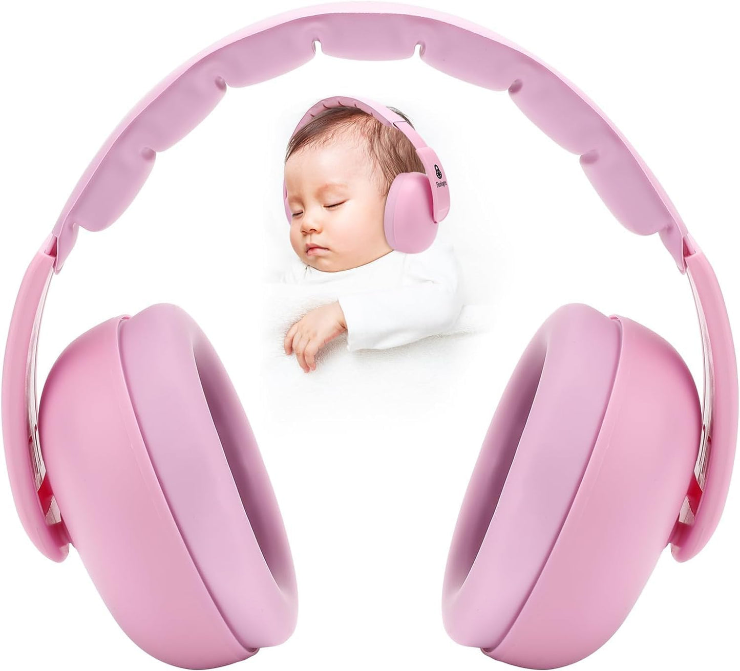 Upgraded Baby-Friendly Noise Cancelling Ear Muffs - Adjustable Headphones for Infants (0-3 Years) - Essential Travel Ear Protection