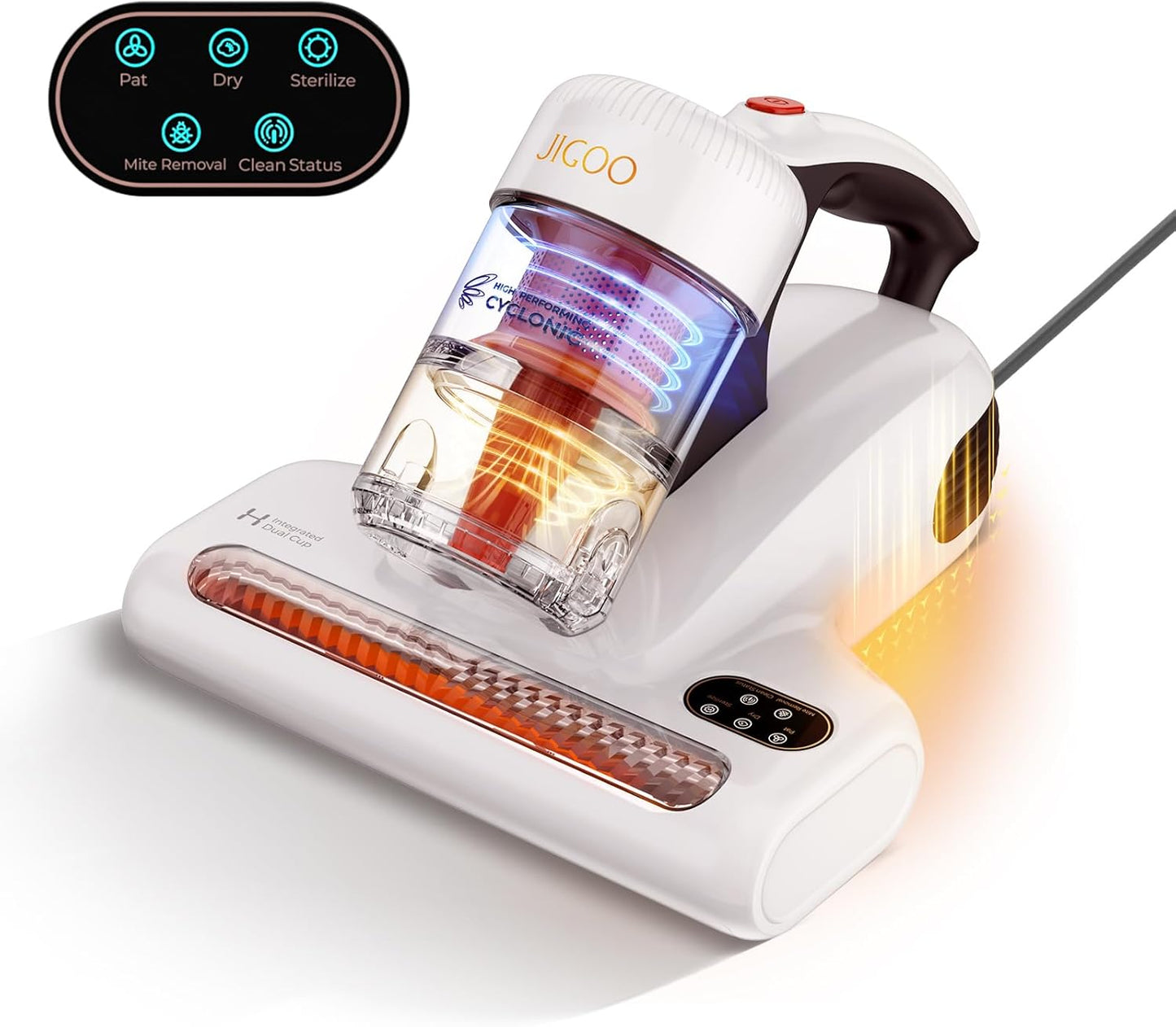 Mattress Vacuum Cleaner, UV Bed Vacuum Cleaner 500W 13Kpa Strong Suction, High Heating Tech, Deep Cleaning Bed Vacuum for Sofa/Bed/Fabric Surface