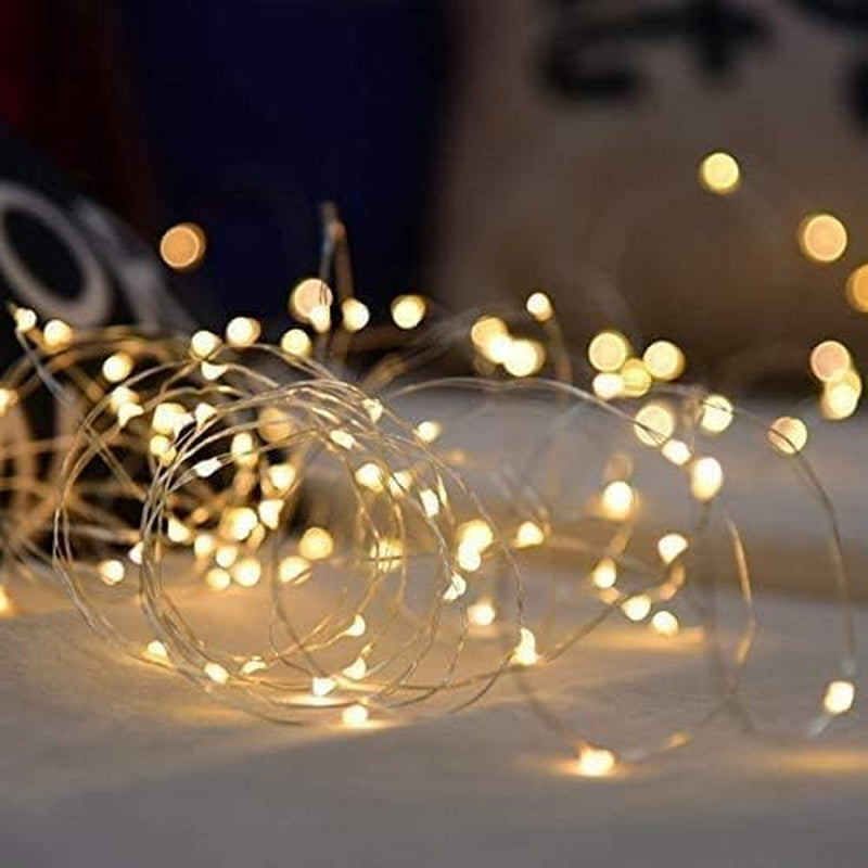 6-Pack Battery-Powered Fairy Lights, 7FT 20LED Mini String Lights for Mason Jar and DIY Table Centerpiece Decorations (Warm White)